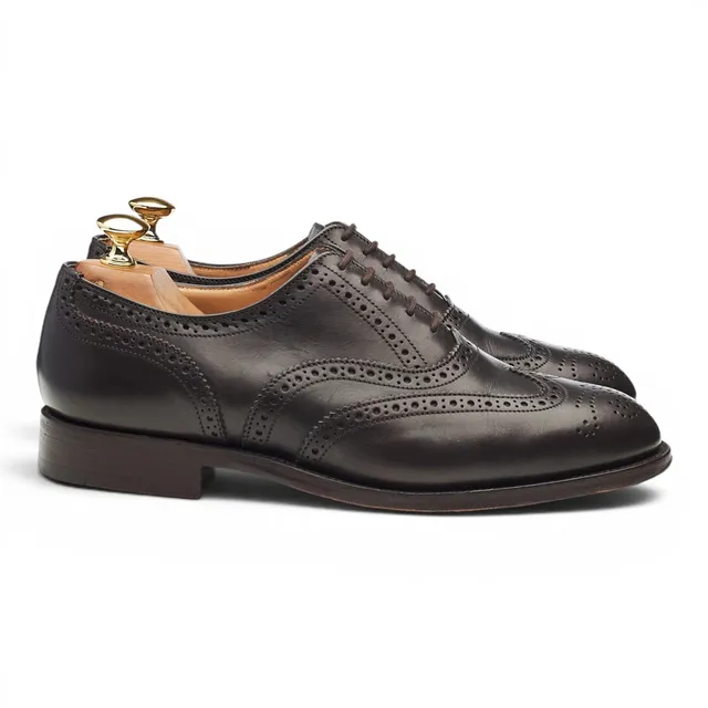 Tricker's Epsom richelieu cuir marron pointure UK 6.5