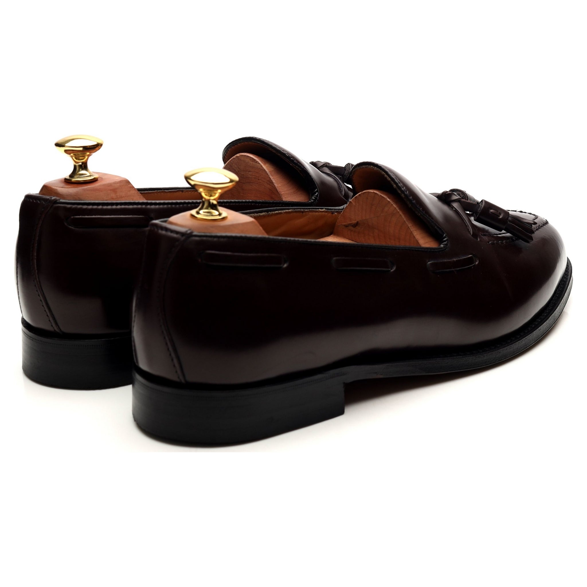 Shipton & Heneage Harrow mocassin cuir bordeaux UK 9