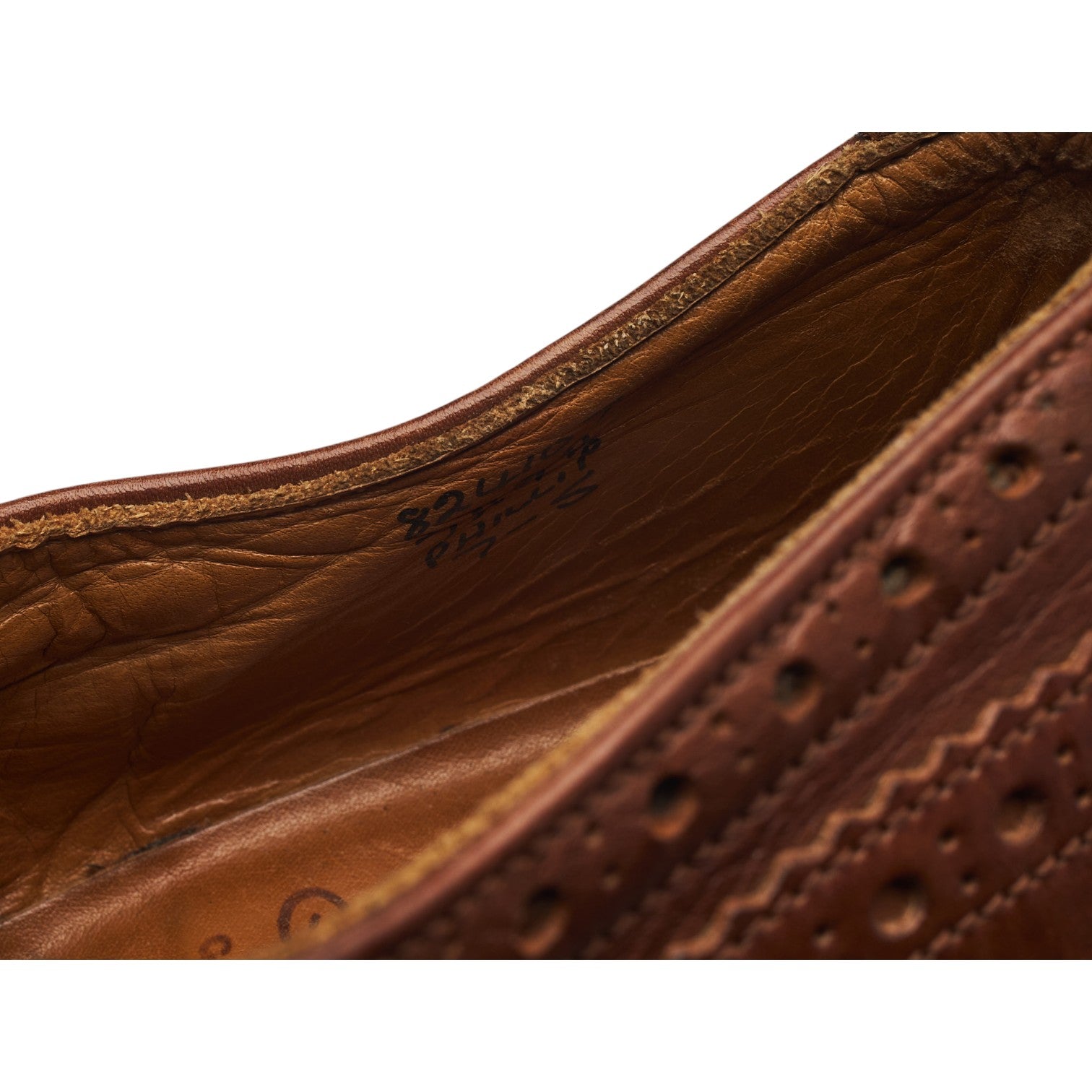 Tricker's Phillip derby brogue cuir marron pointure 41