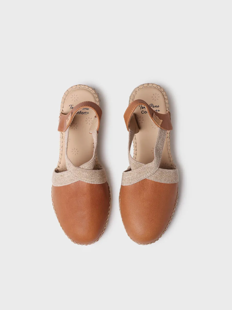 Toni Pons TUNDRA espadrilles cuir compensées pied large
