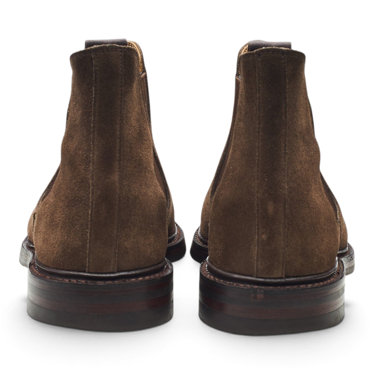 Crockett & Jones Chelsea 11 bottines chelsea daim marron 41,5