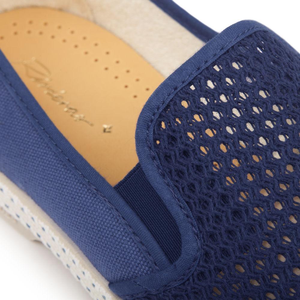 Rivieras Classic Toile Filet 2014 espadrilles bleu
