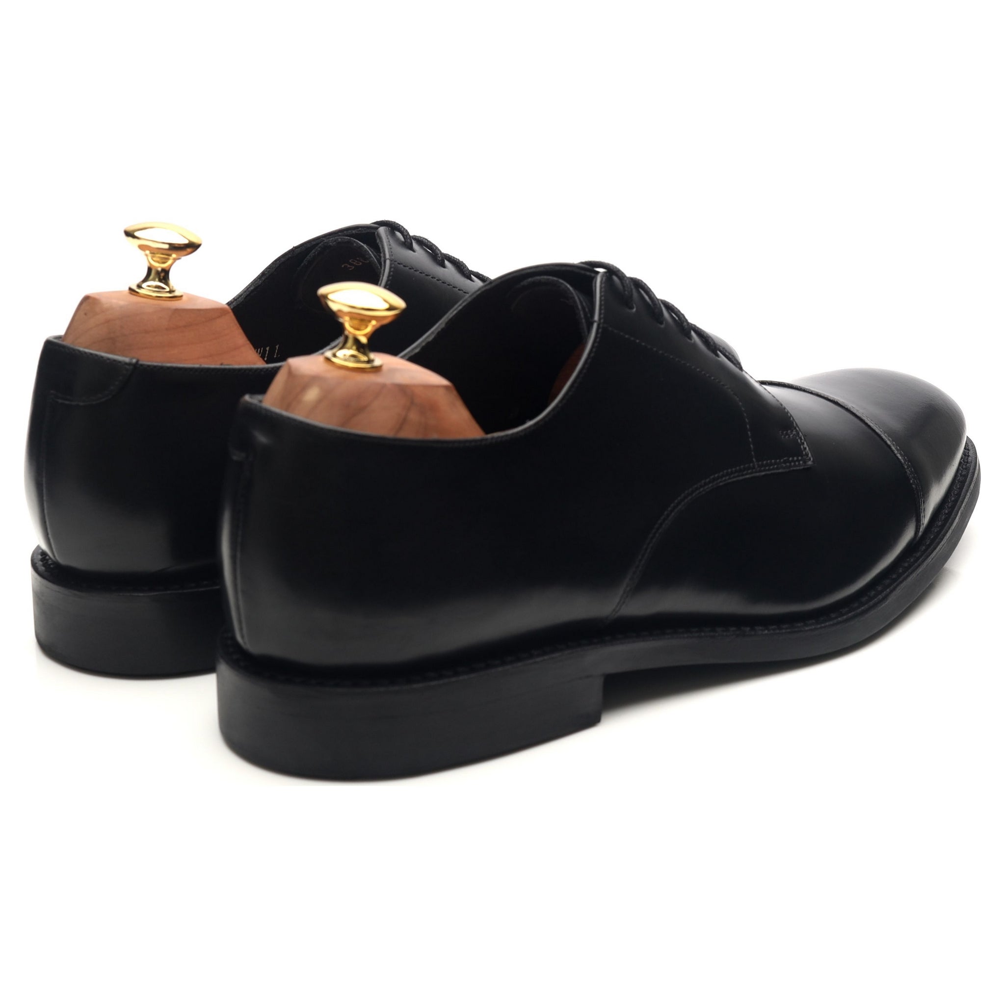 Barker derby cuir noir pointure UK 10 semelle Dainite