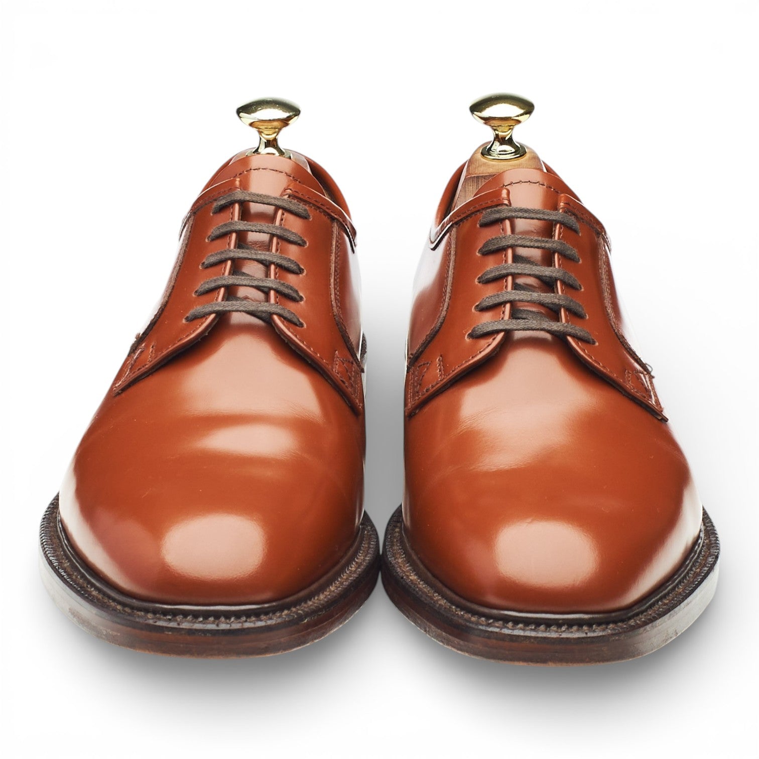 Alfred Sargent derby cuir marron uni 7 UK large
