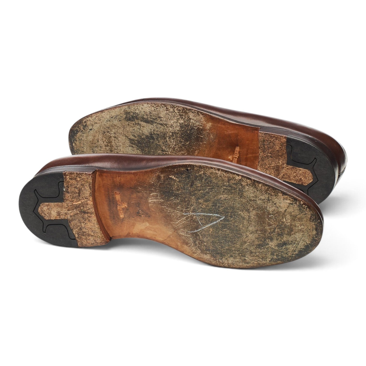 John Lobb Lopez mocassins cuir marron UK 10.5
