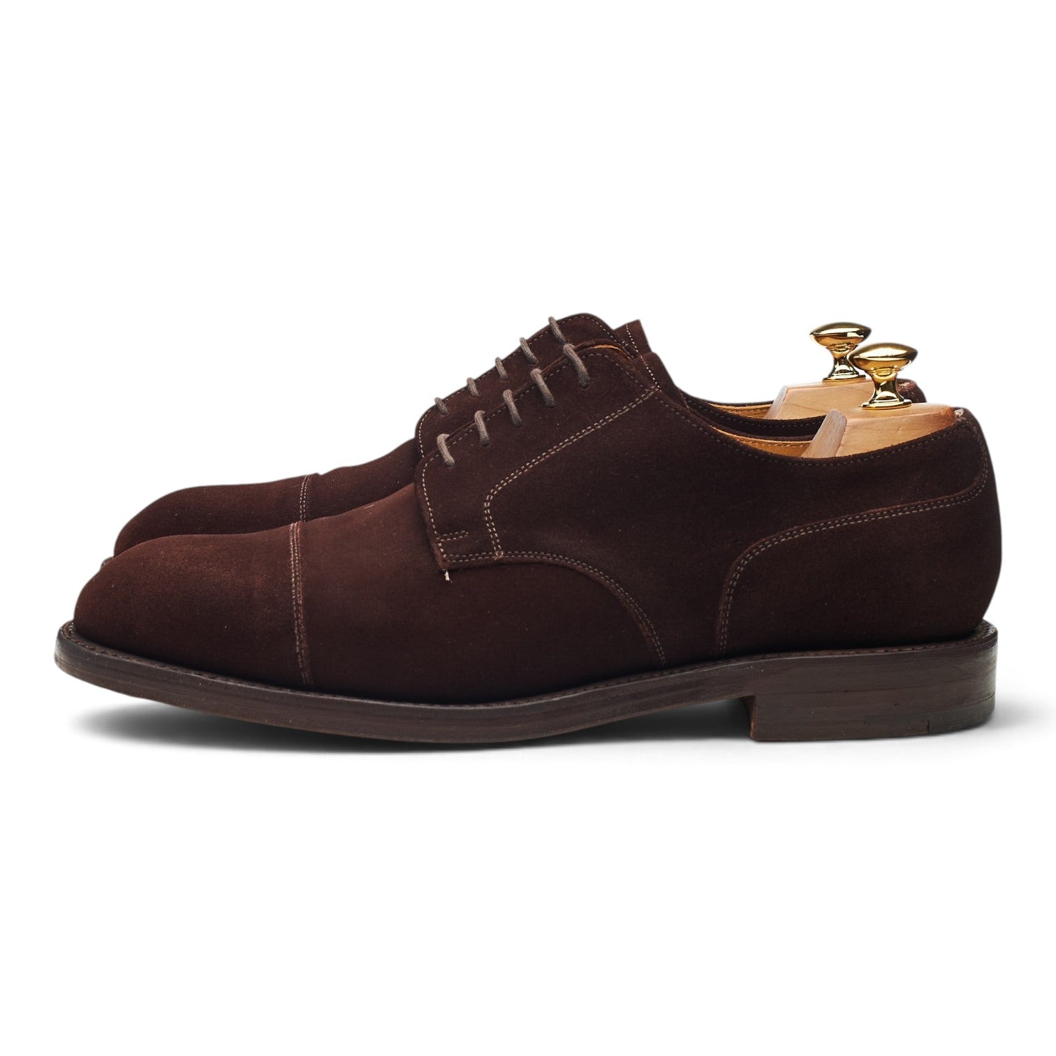 Cheaney Deacon derby daim bordeaux UK 10
