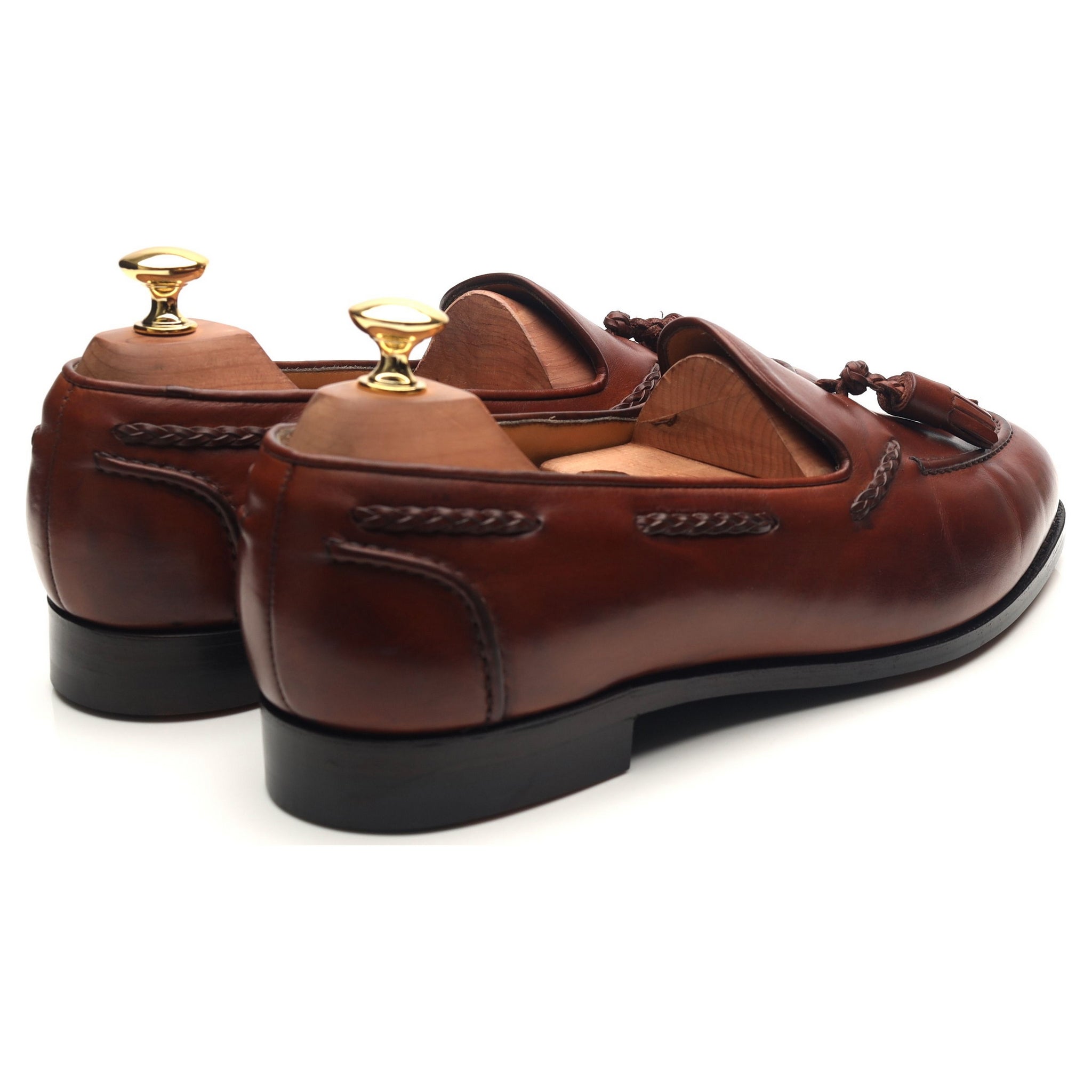 Edward Green Belgravia mocassins cuir marron pointure 9