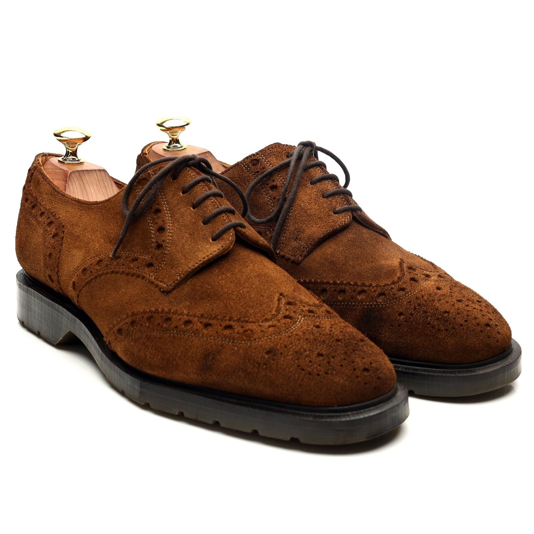 Arthur Sleep derbies suède marron tabac UK 8