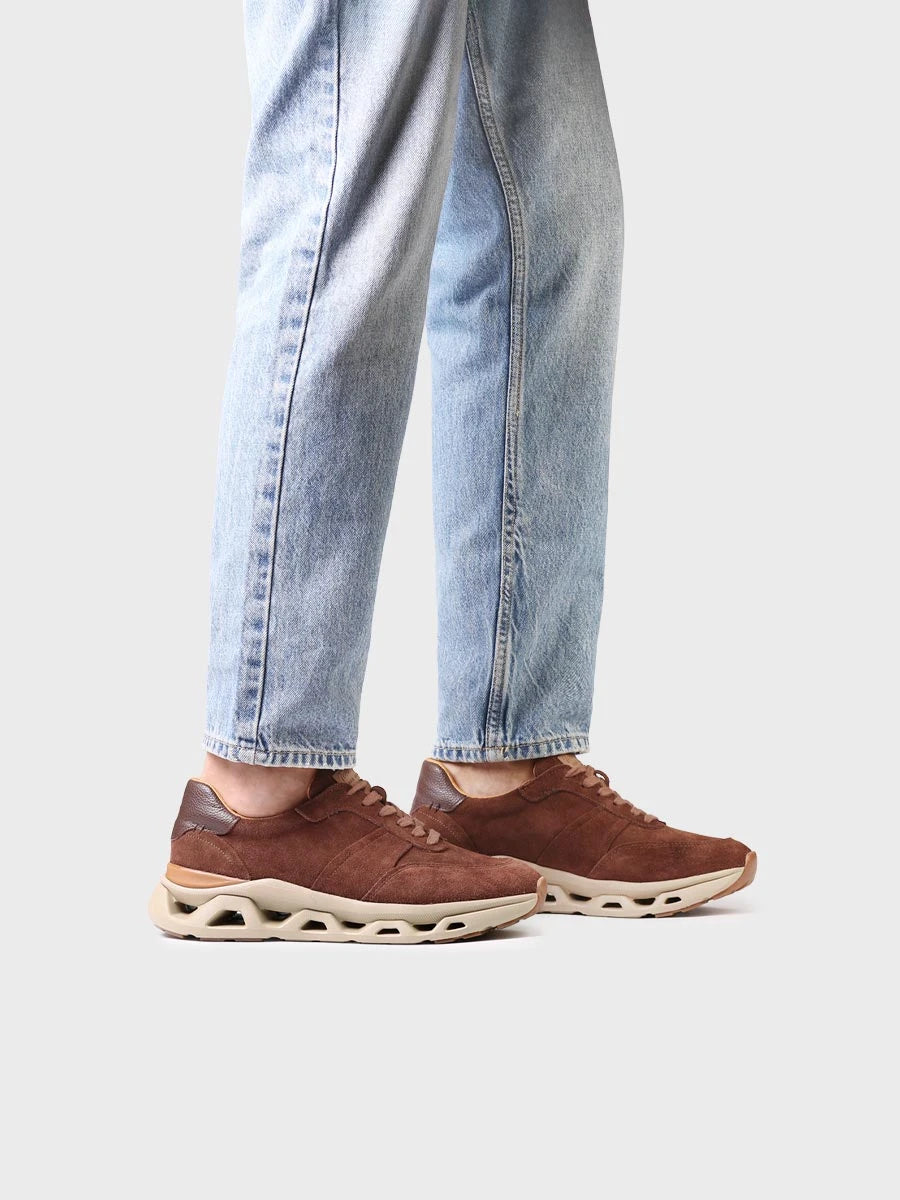 Toni Pons Duran sneakers homme daim lacet