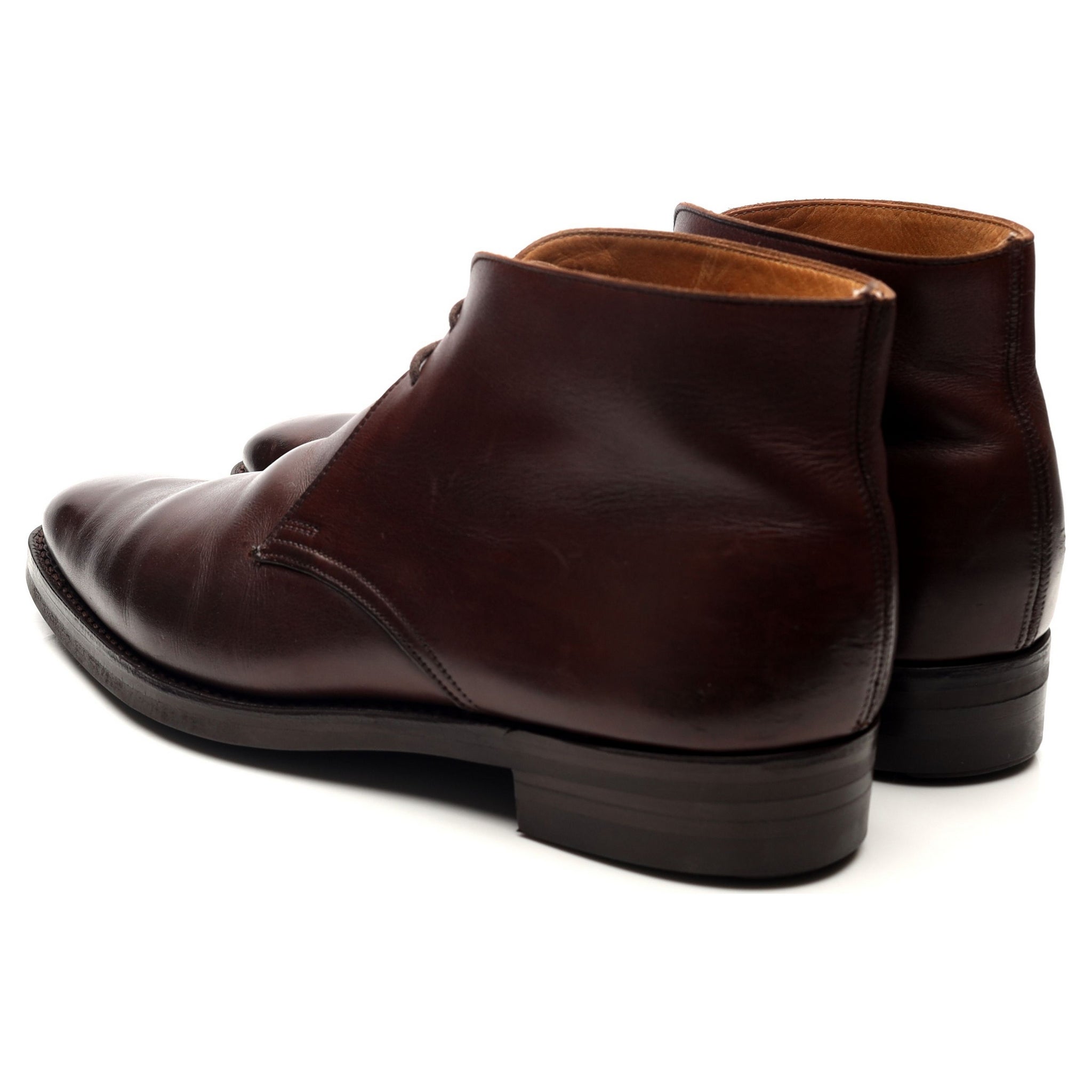 Crockett & Jones Tetbury chukka boots cuir marron foncé UK 6.5