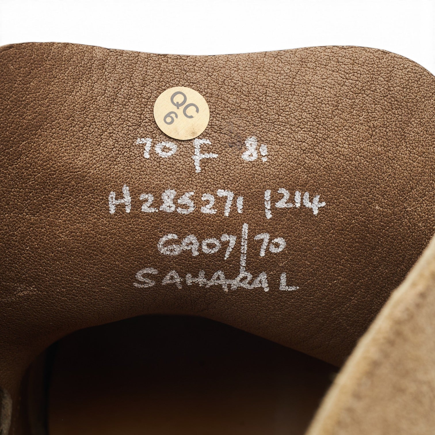 Church's Sahara Chukka Boots Suède Pierre UK 7
