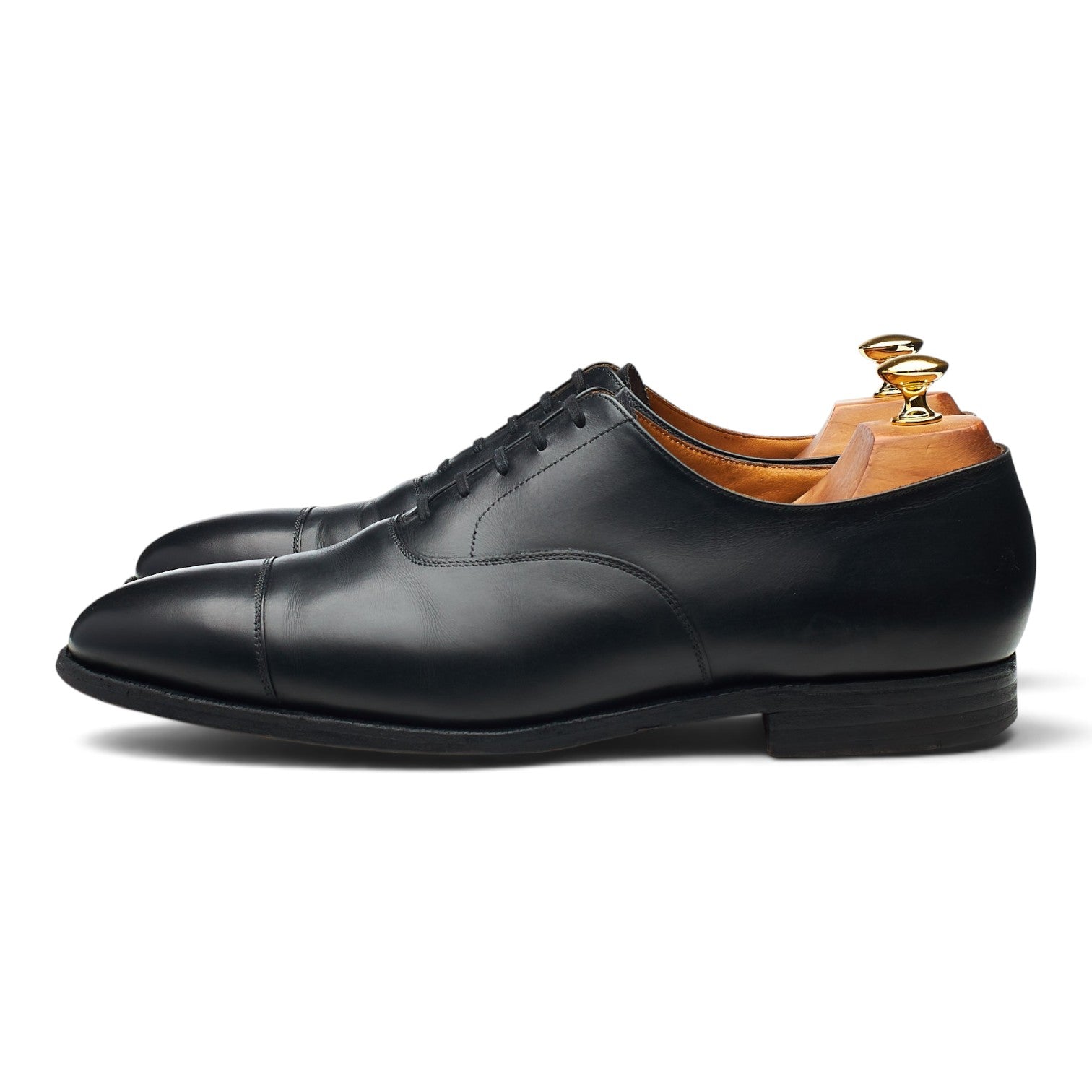 Dunhill Richelieu cuir noir UK 10