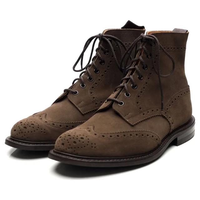 Tricker's Stow boots suède marron clair 9 UK