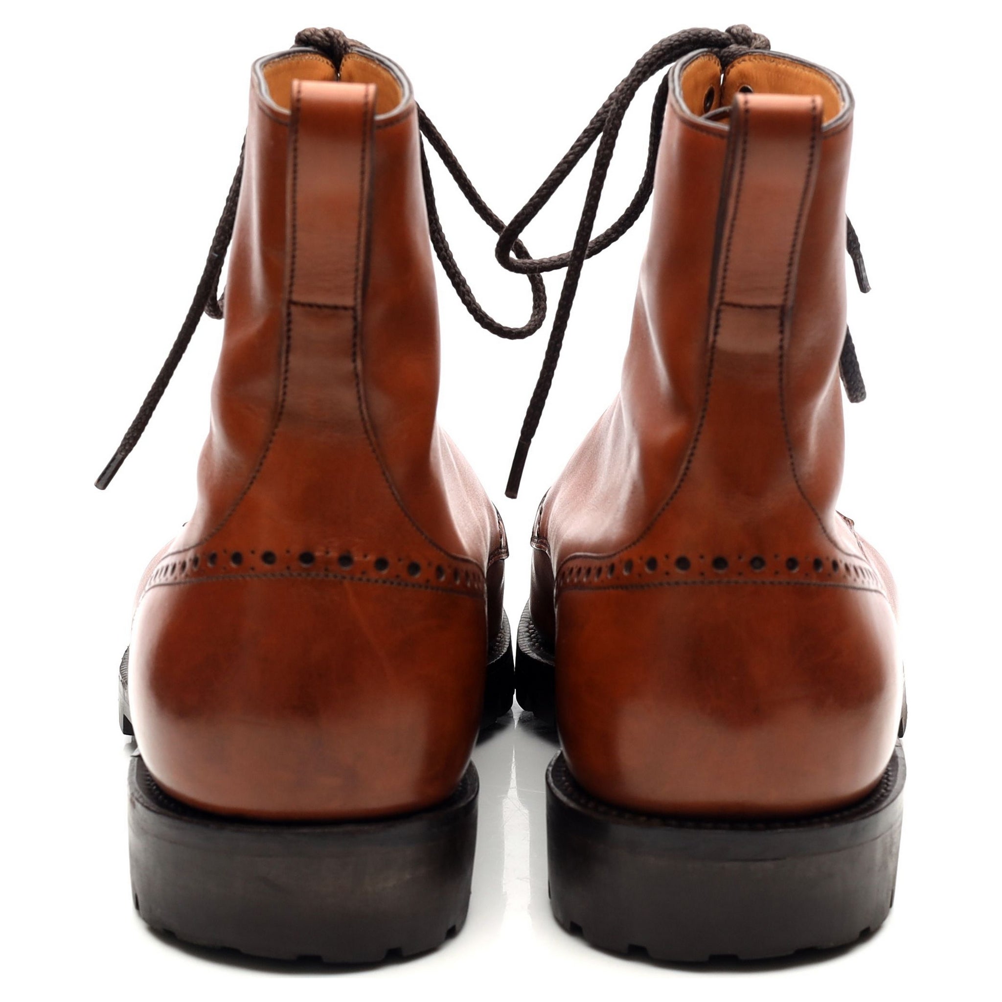 Gaziano & Girling Urban Commando boots cuir marron UK 6