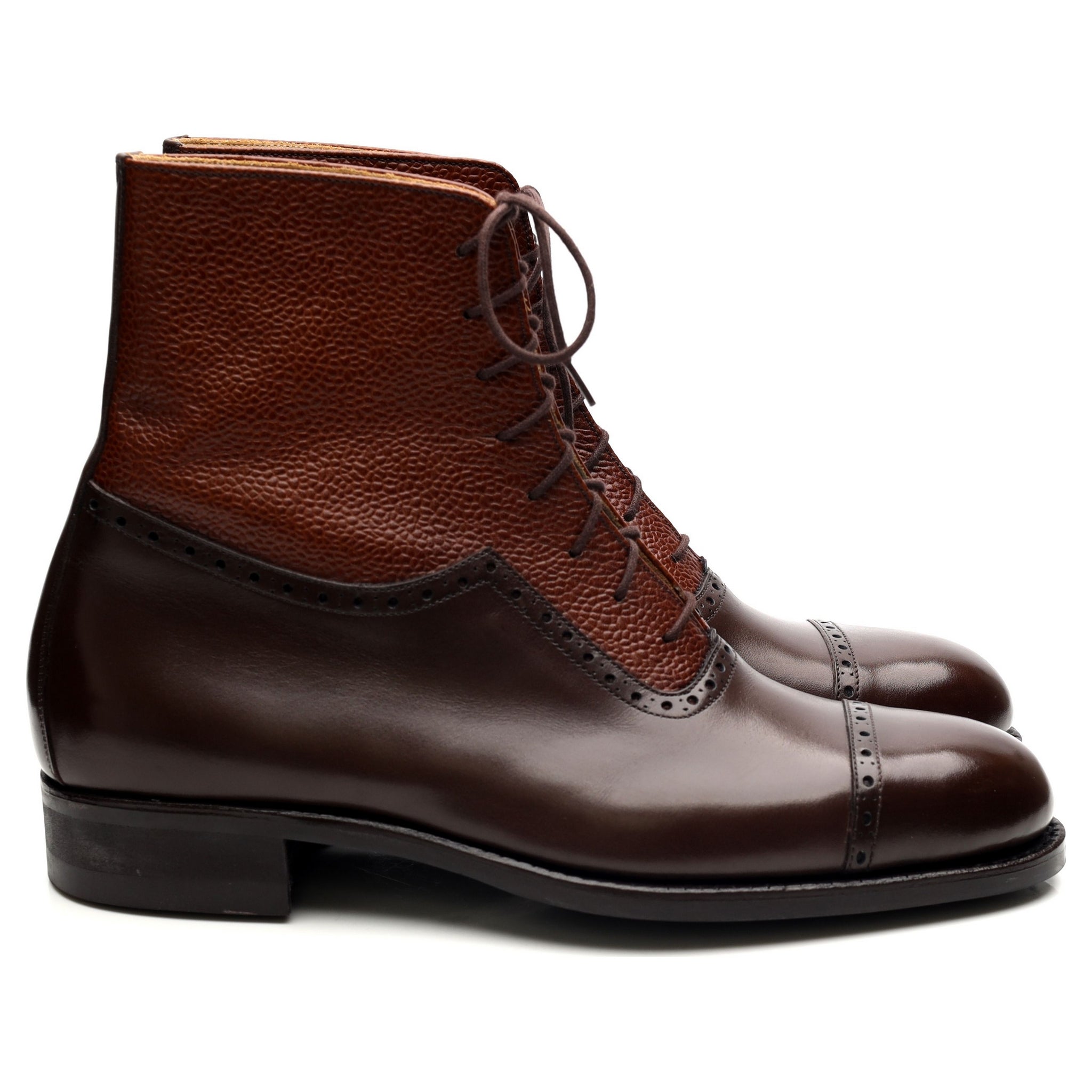 Vass High Boots bottines cuir marron UK 6