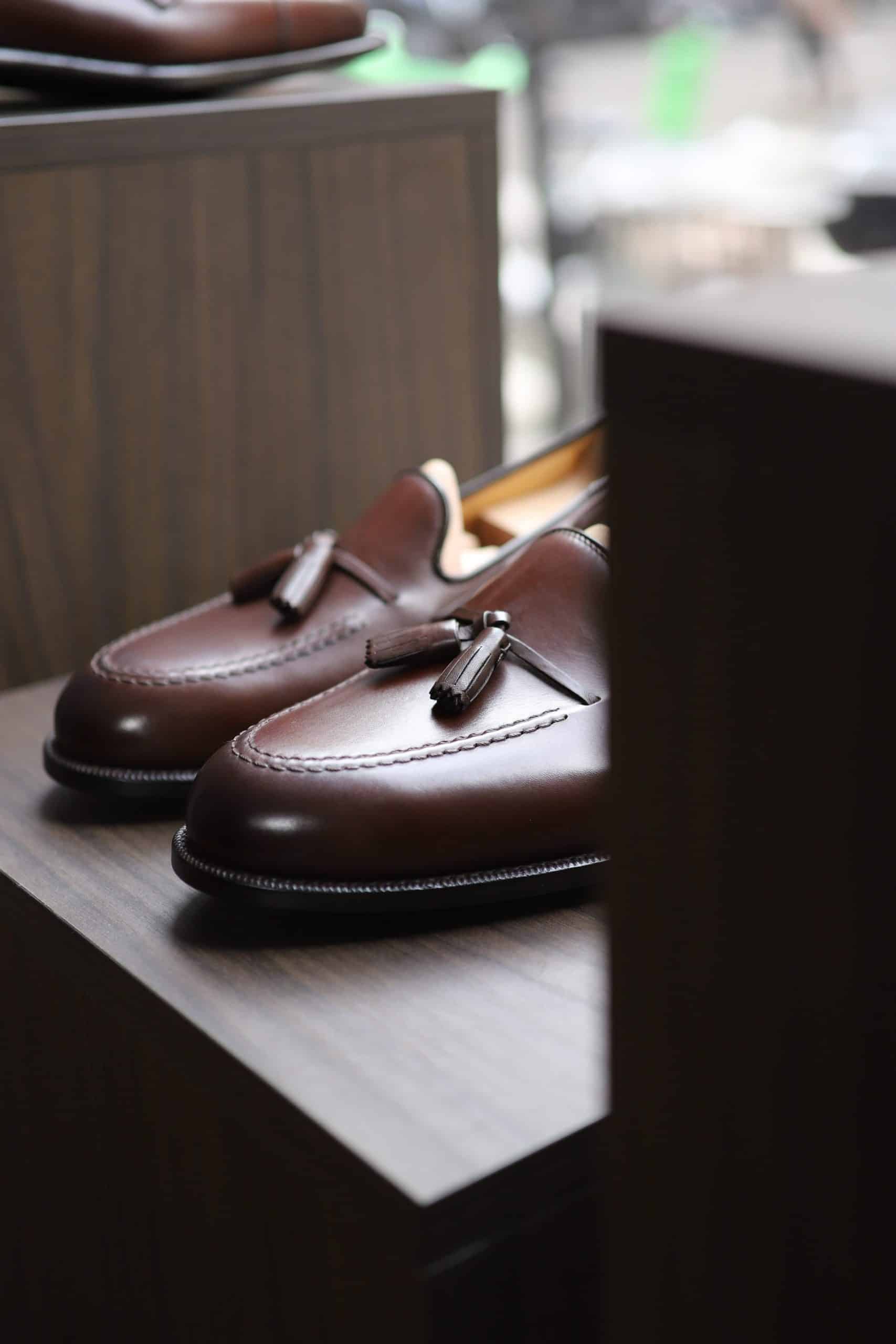 Malfroid Goodwood mocassins cuir à pompons