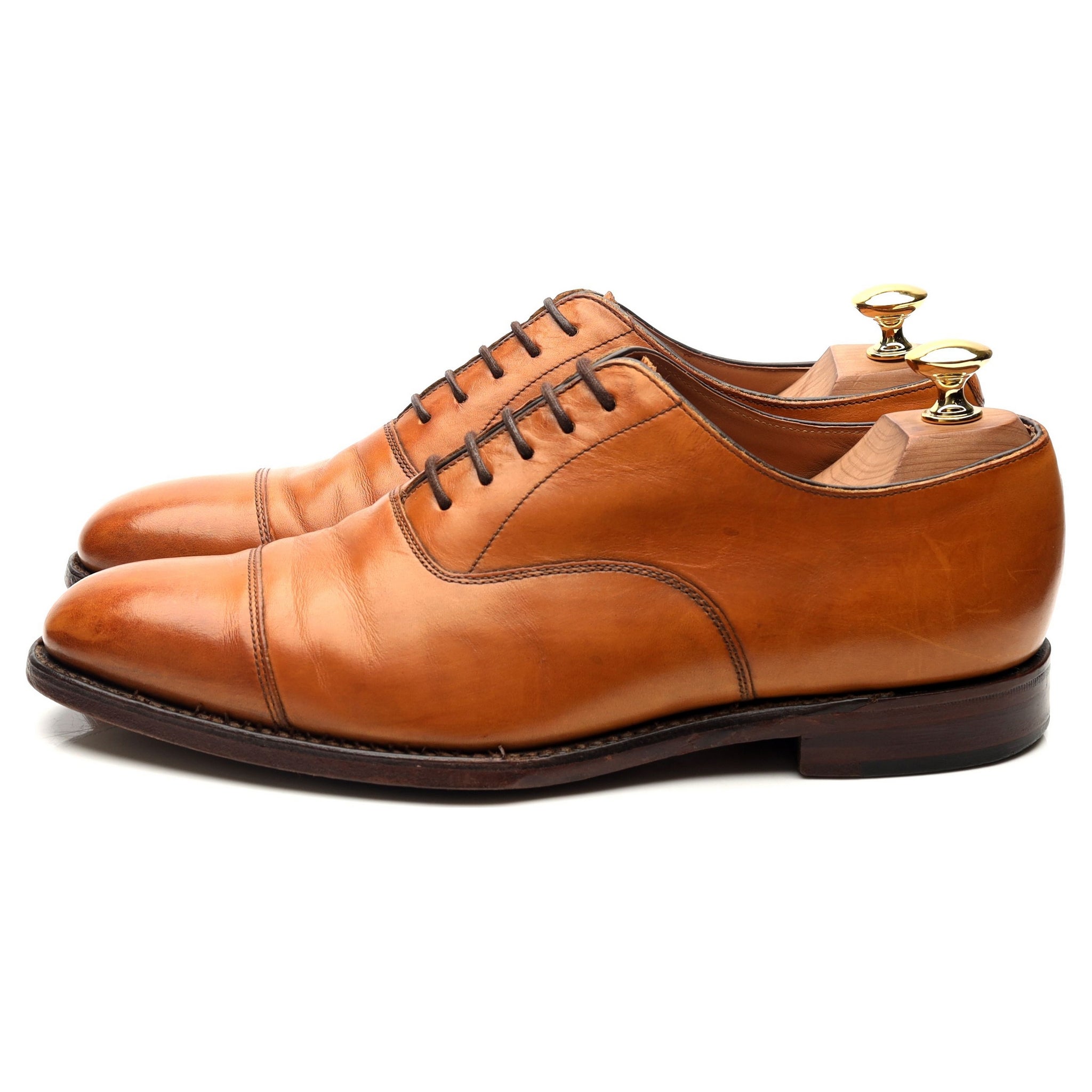 Loake 1880 Aldwych richelieu cuir tabac UK 6.5