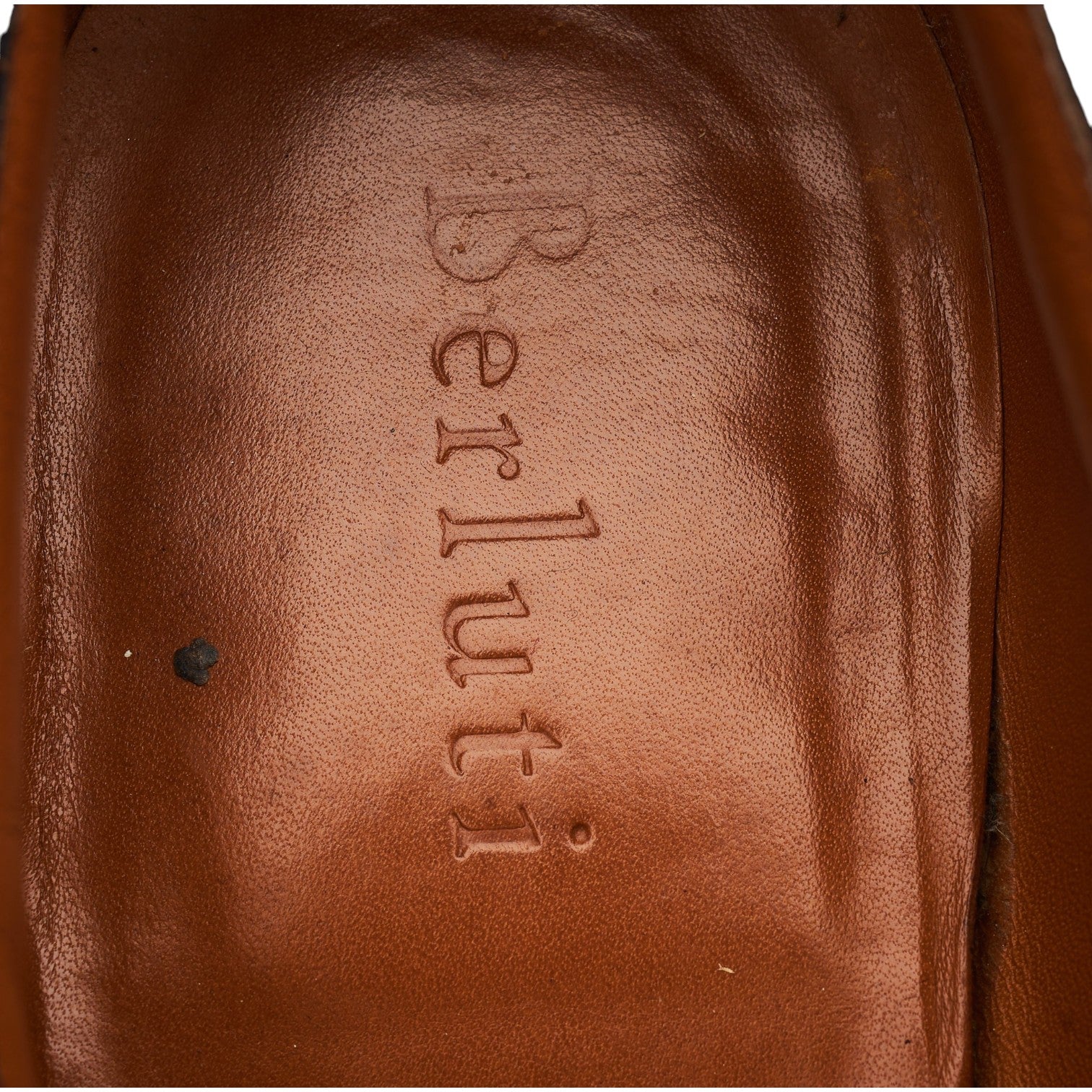 Berluti derby cuir gris foncé UK 9