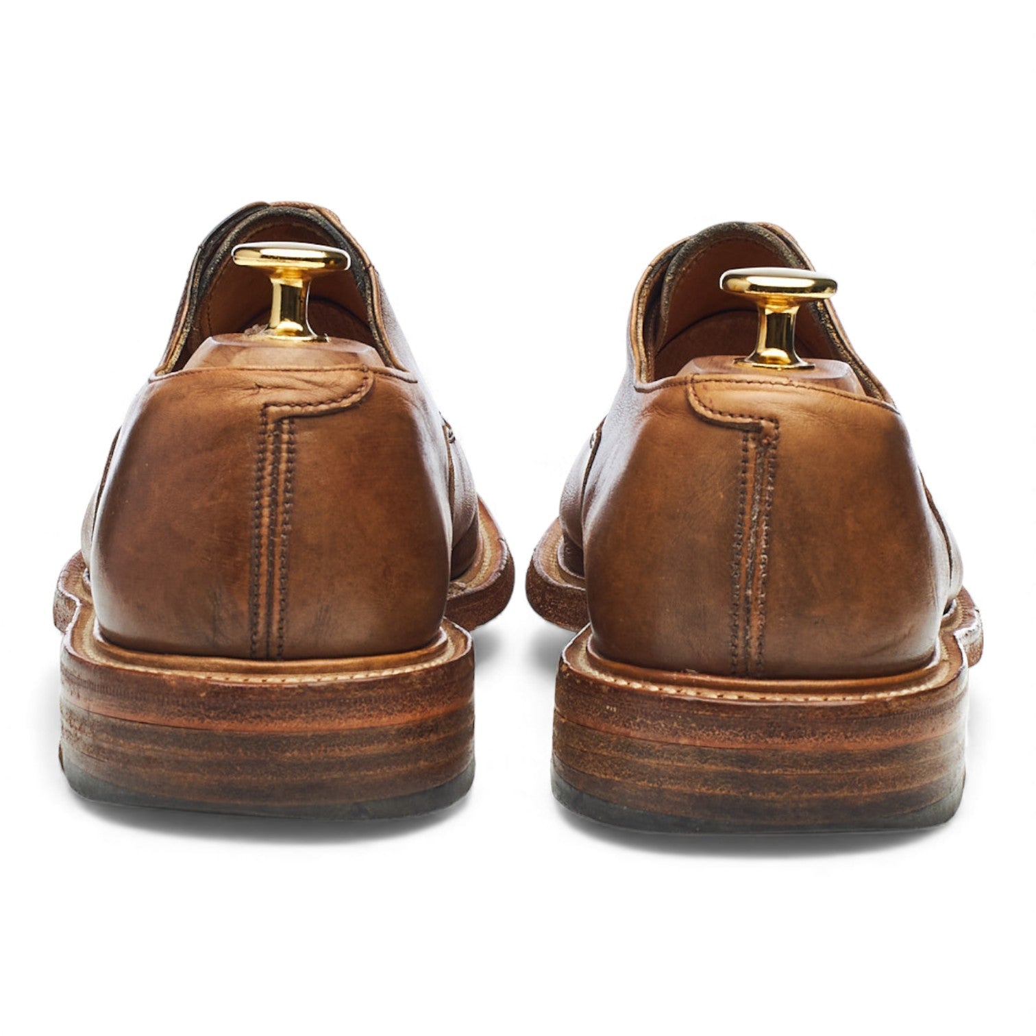 Margaret Howell Vintage oxford cuir marron UK 6
