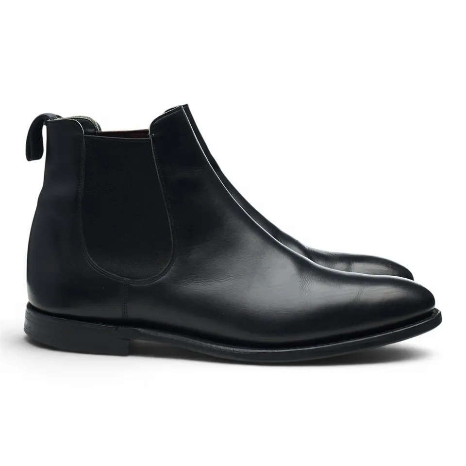 Church's Britten boots chelsea cuir noir pointure 8 UK