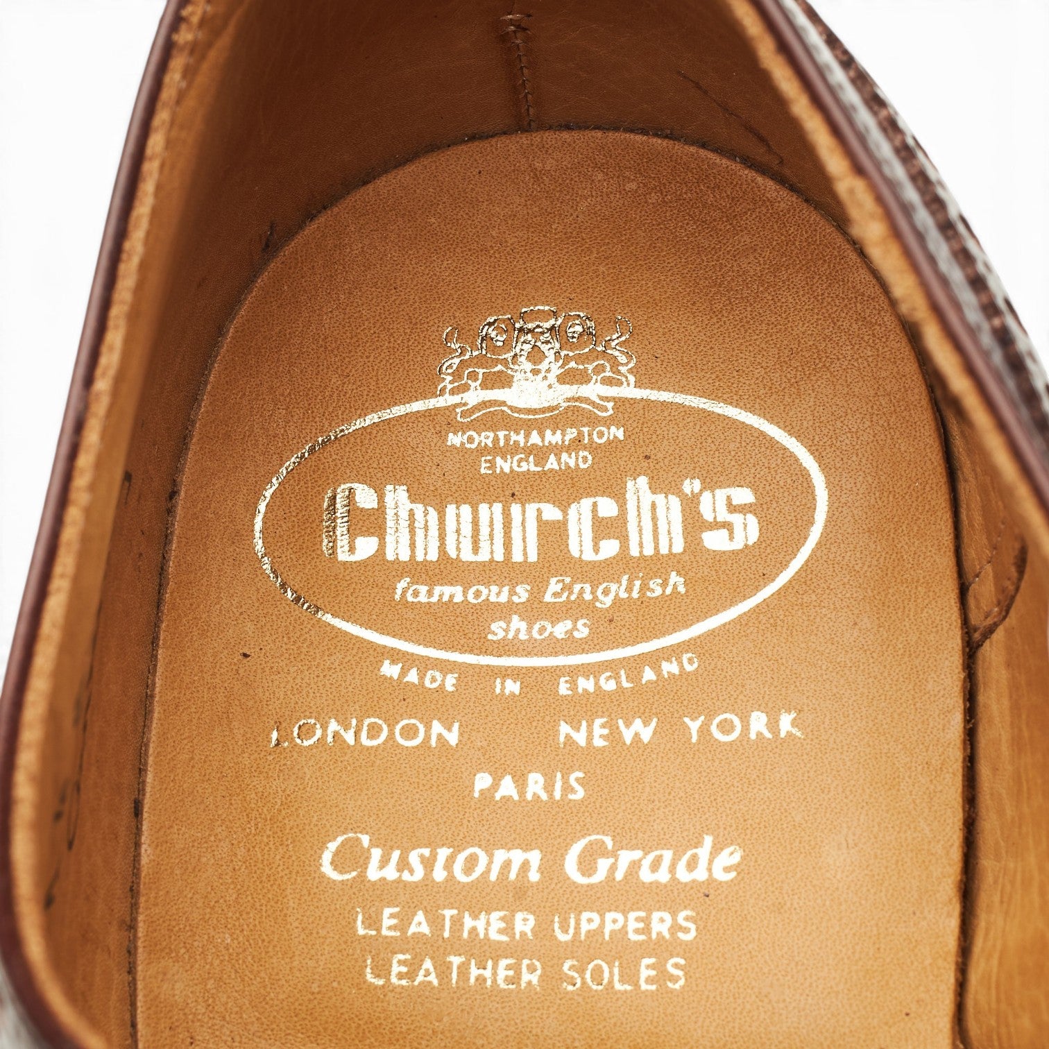 Church's Canterbury oxford cuir marron UK 9