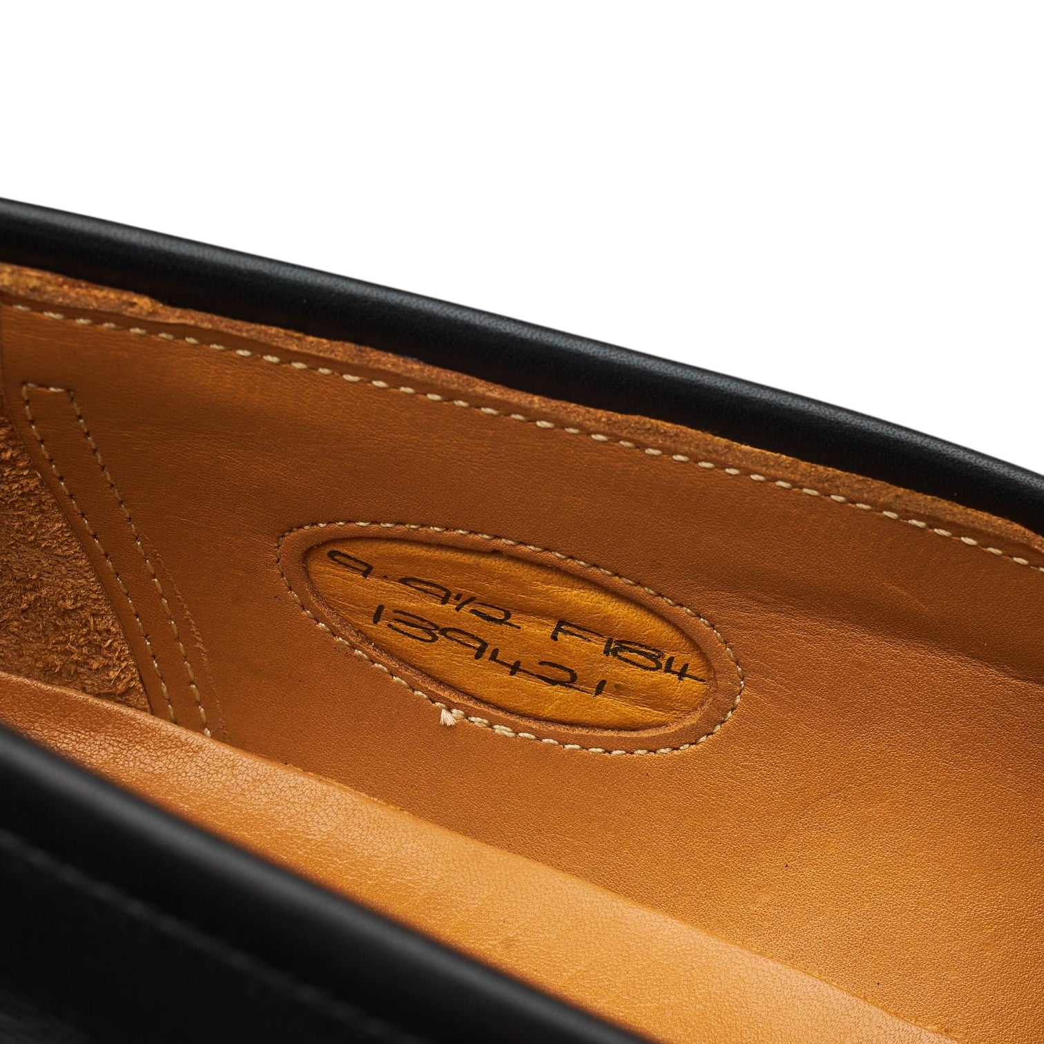 Edward Green Piccadilly mocassins cuir noir UK 9