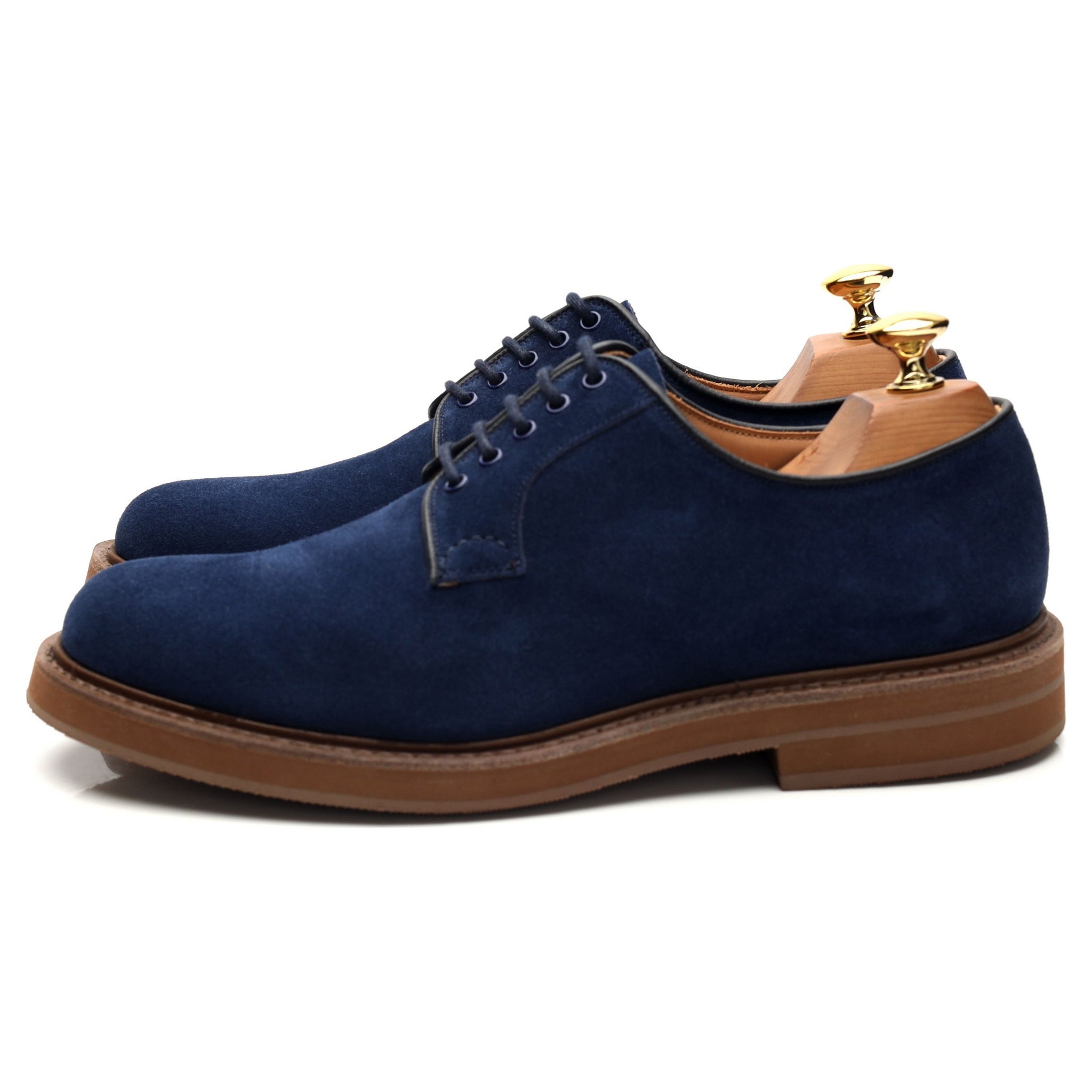 Church's Fulbeck derby suède bleu pointure 6.5 large