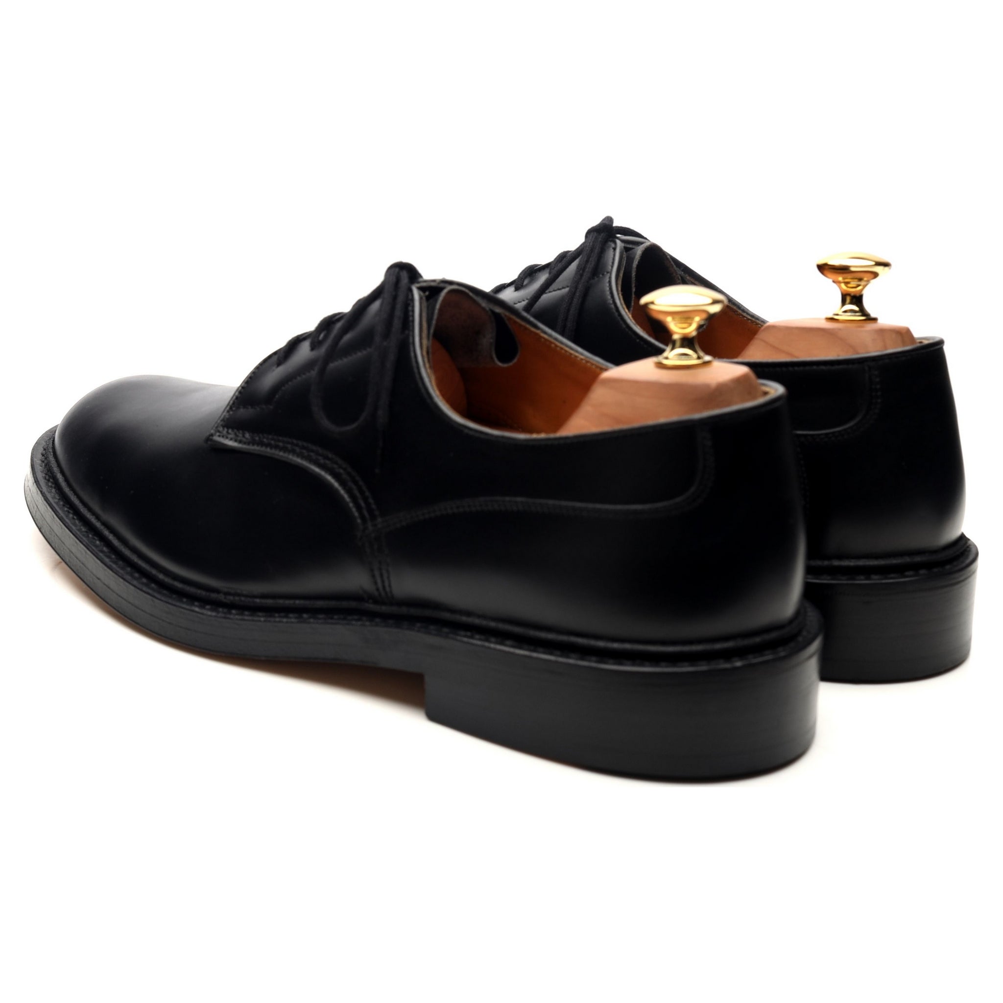 Tricker's Woodstock derby noir 10 UK cuir