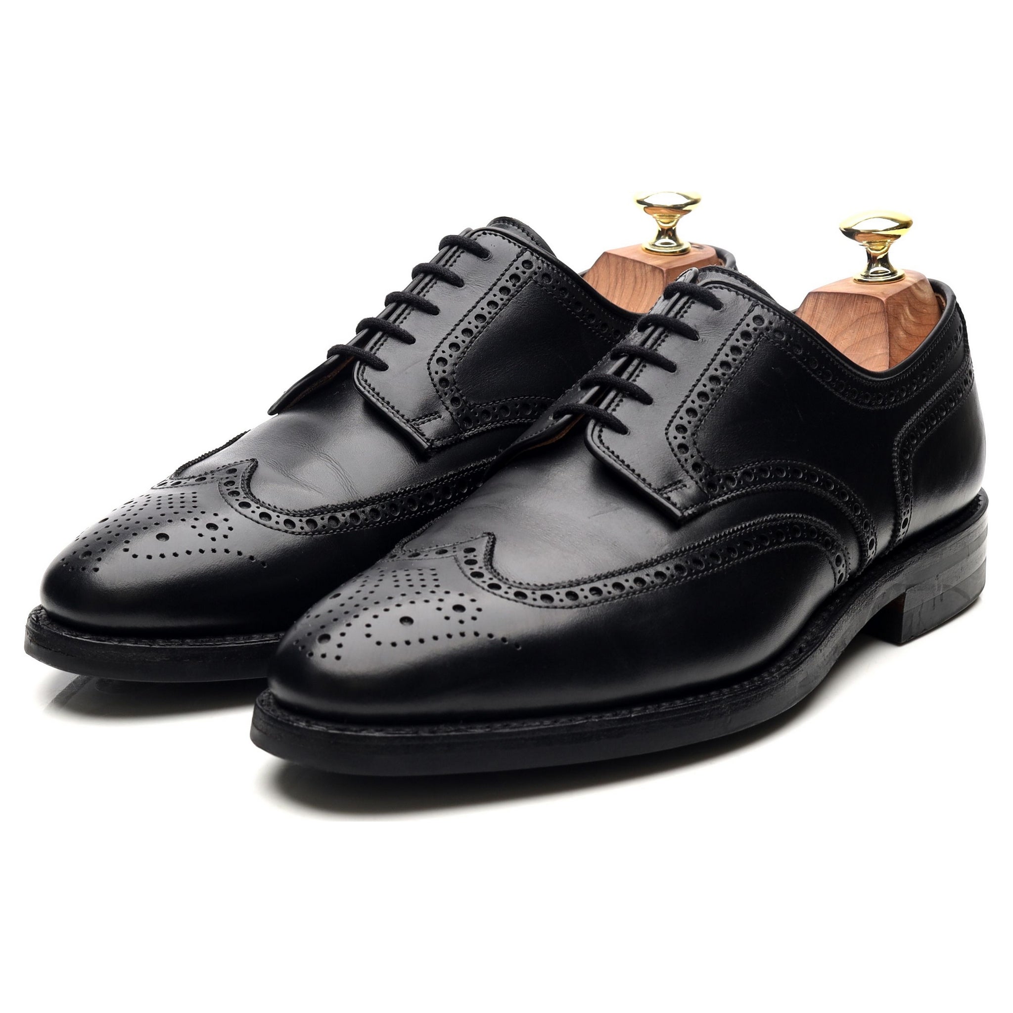 Crockett & Jones Swansea Derby cuir noir pointure UK 7.5