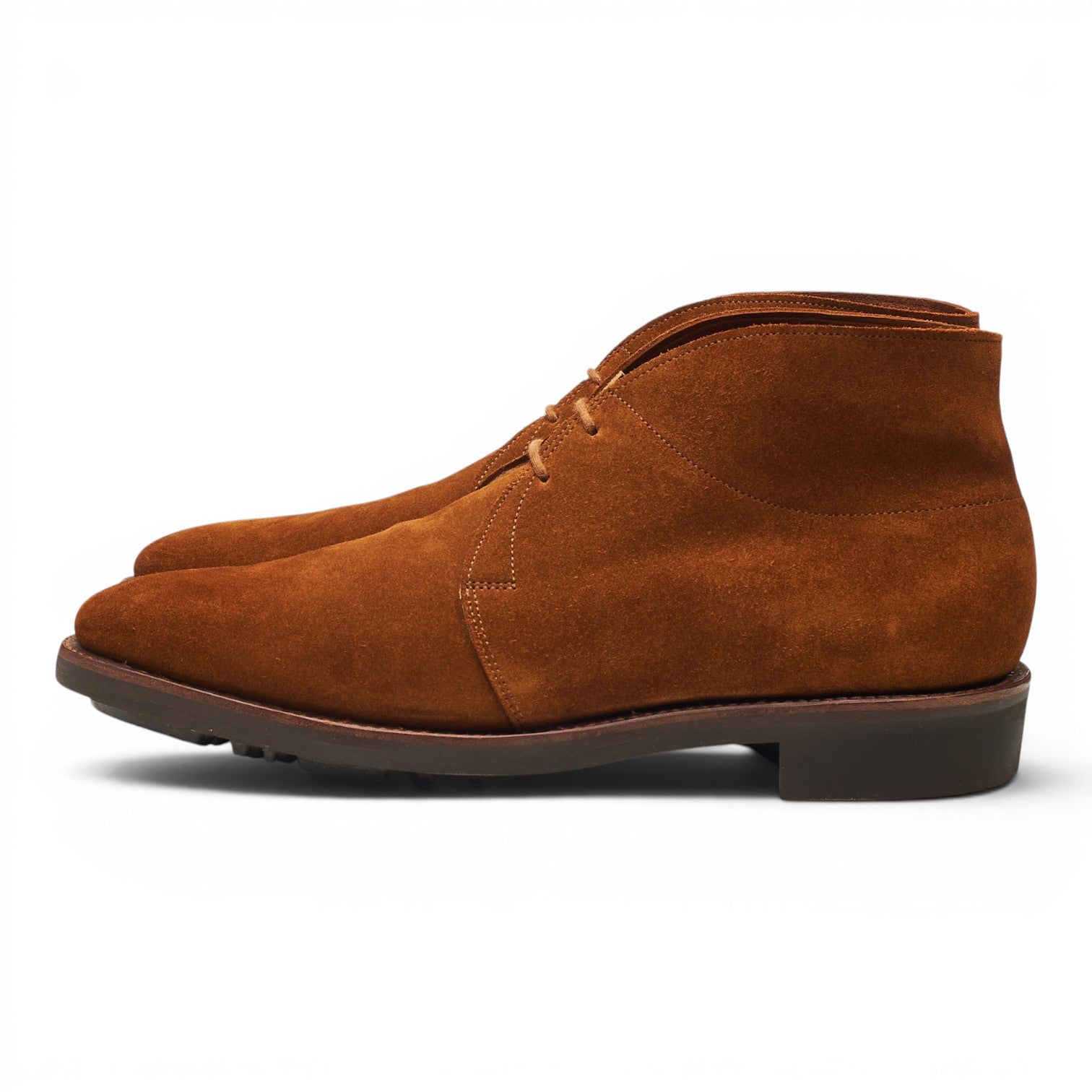 John Lobb Romsey II boots chukka daim marron 8 UK