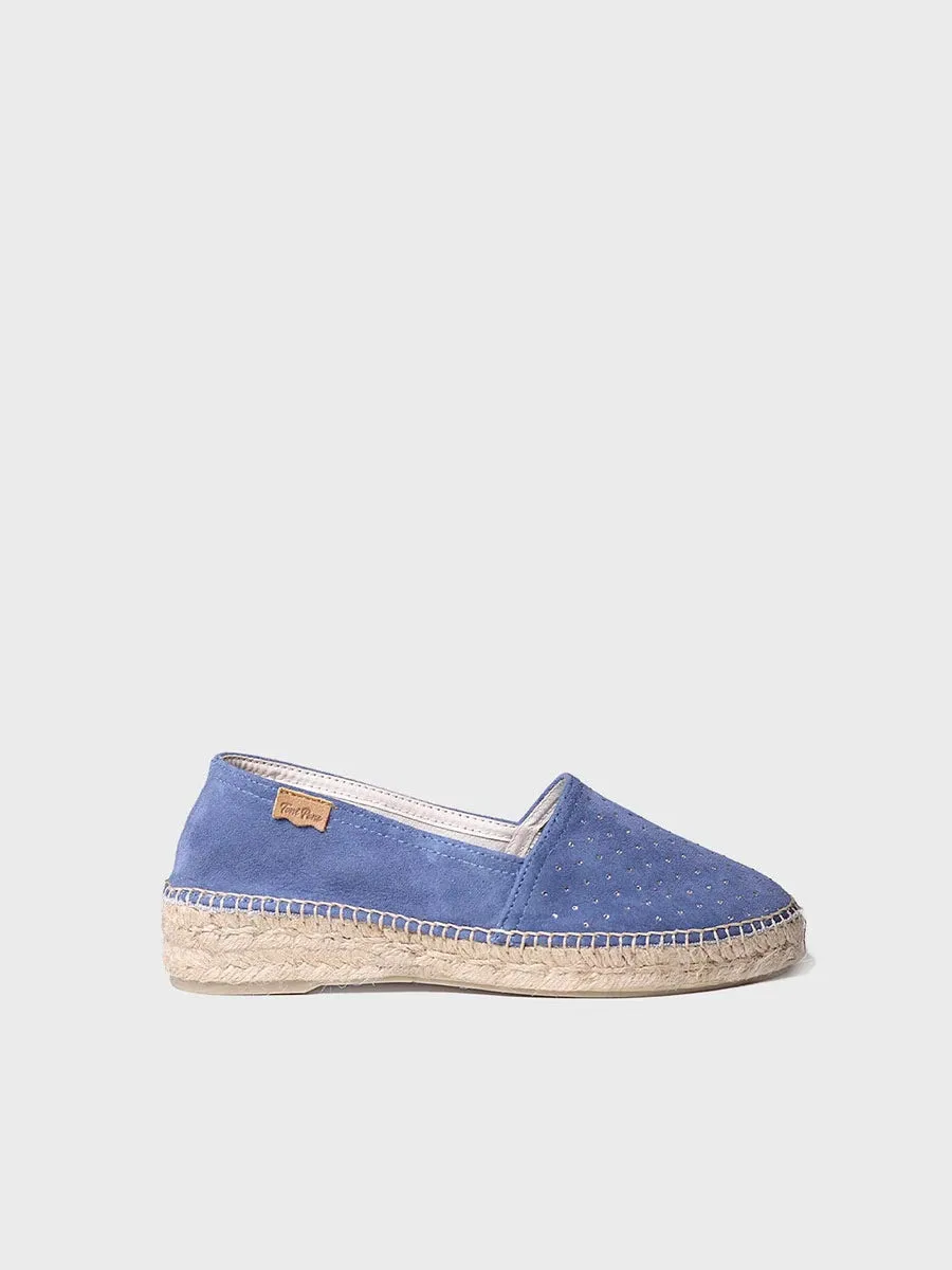Toni Pons Eddy-ST espadrille daim plat fermé