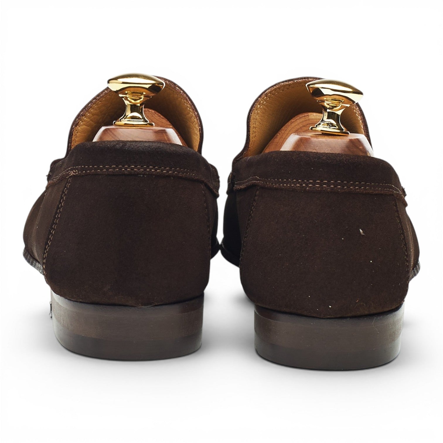 Shipton & Heneage Bari mocassins daim marron 6