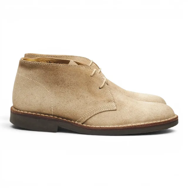 Loake Sahara desert boots daim sable UK 7,5
