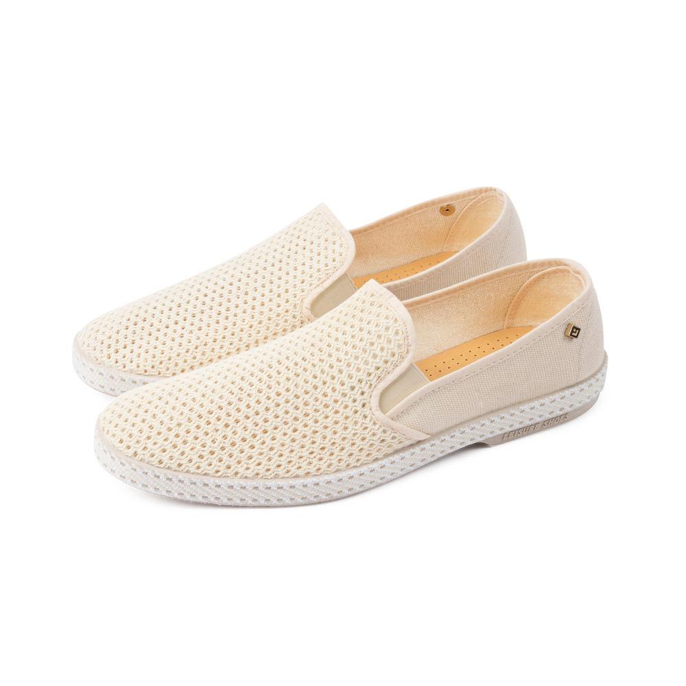 Rivieras Classic Toile Filet espadrilles beige