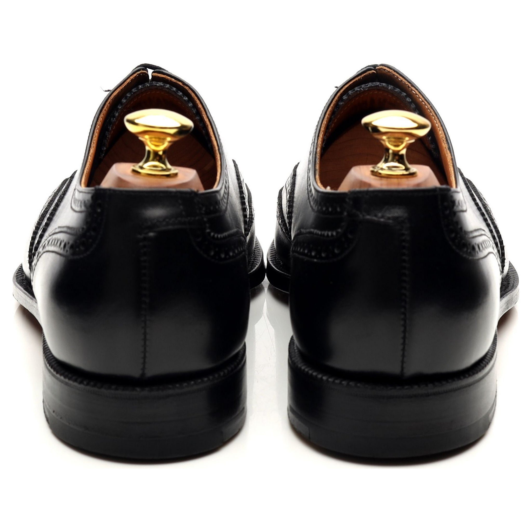 Crockett & Jones Canterbury richelieu brogue cuir noir 8,5