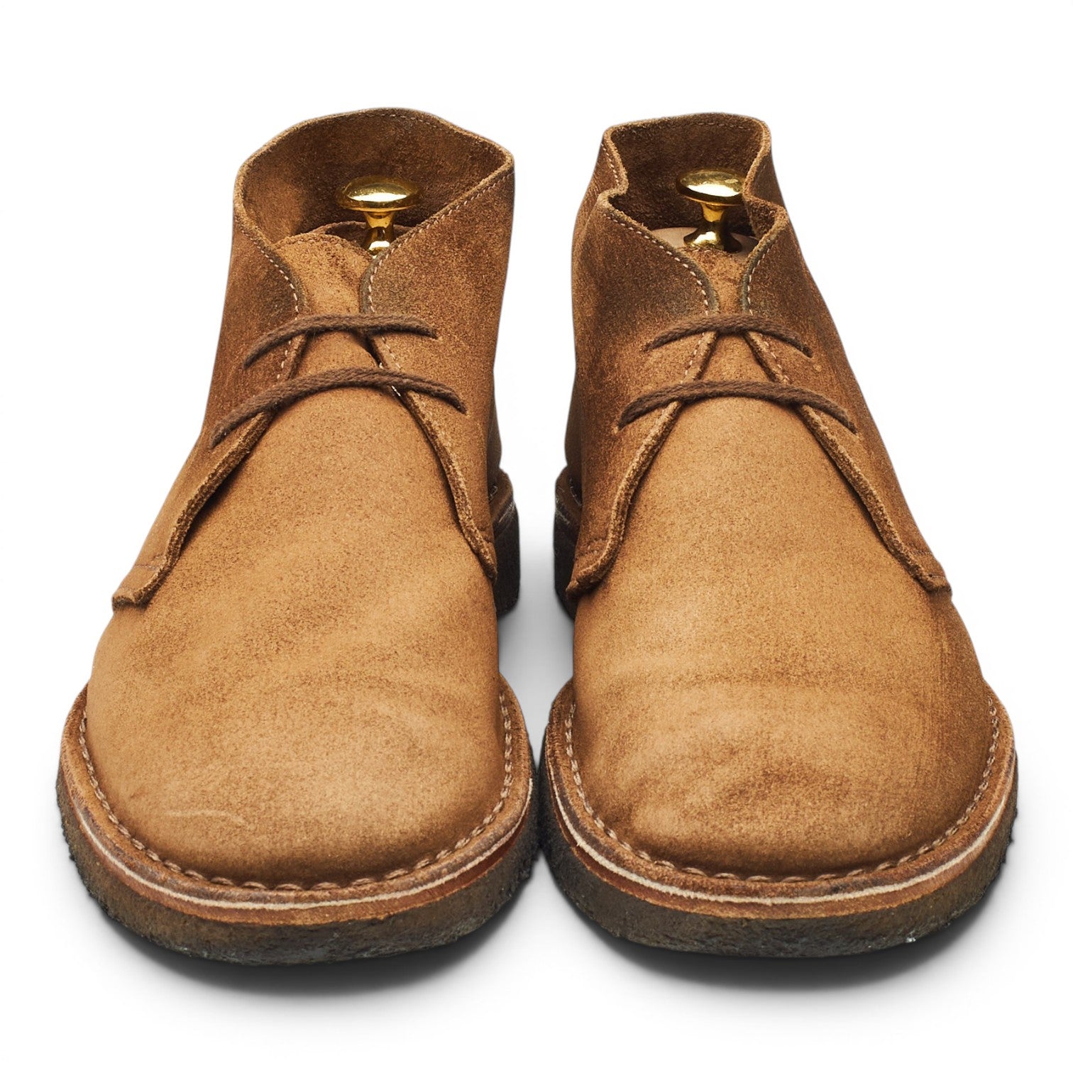 Drake's Clifford bottes chukka daim tabac UK 8,5