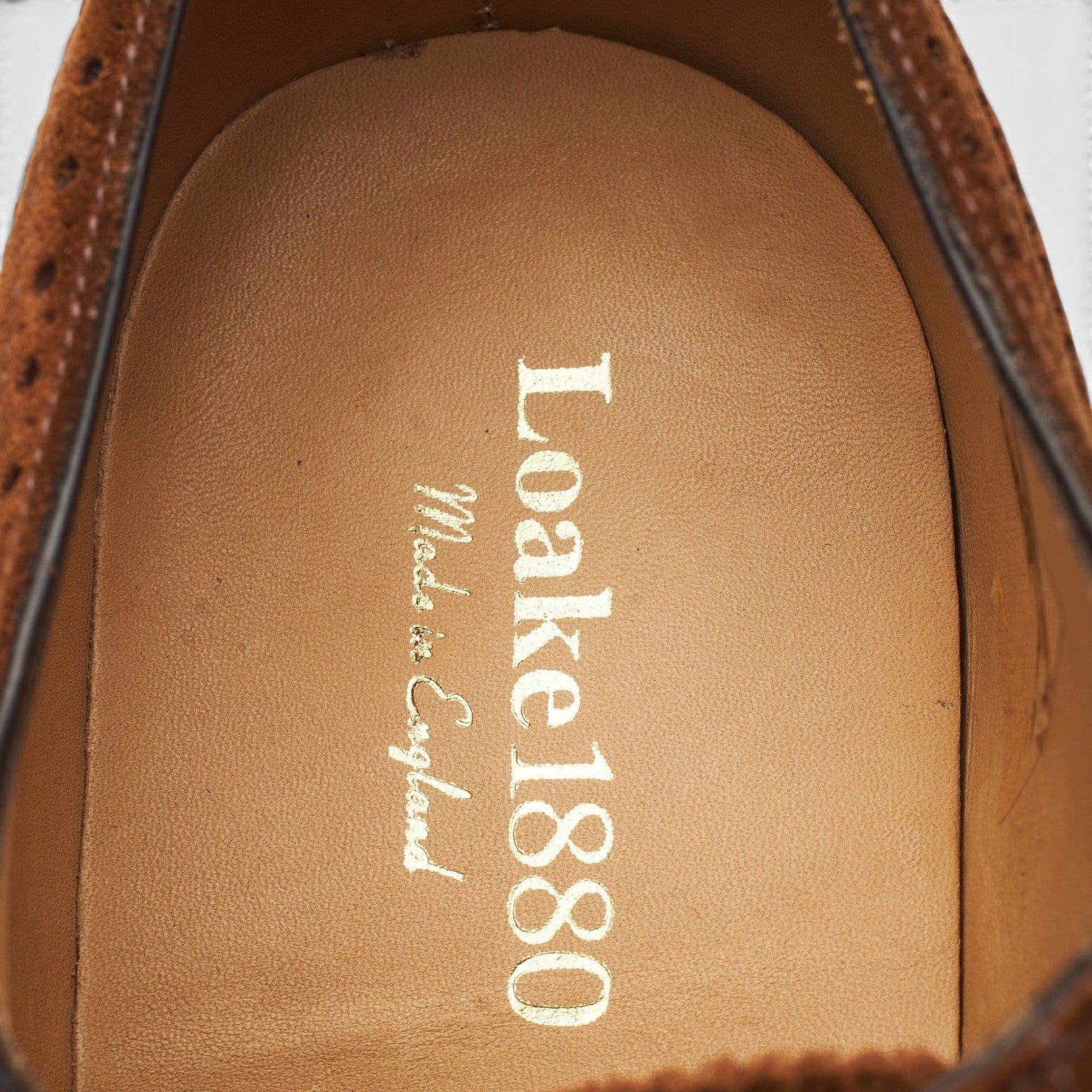 Loake 1880 Buckingham oxford daim marron UK 10,5