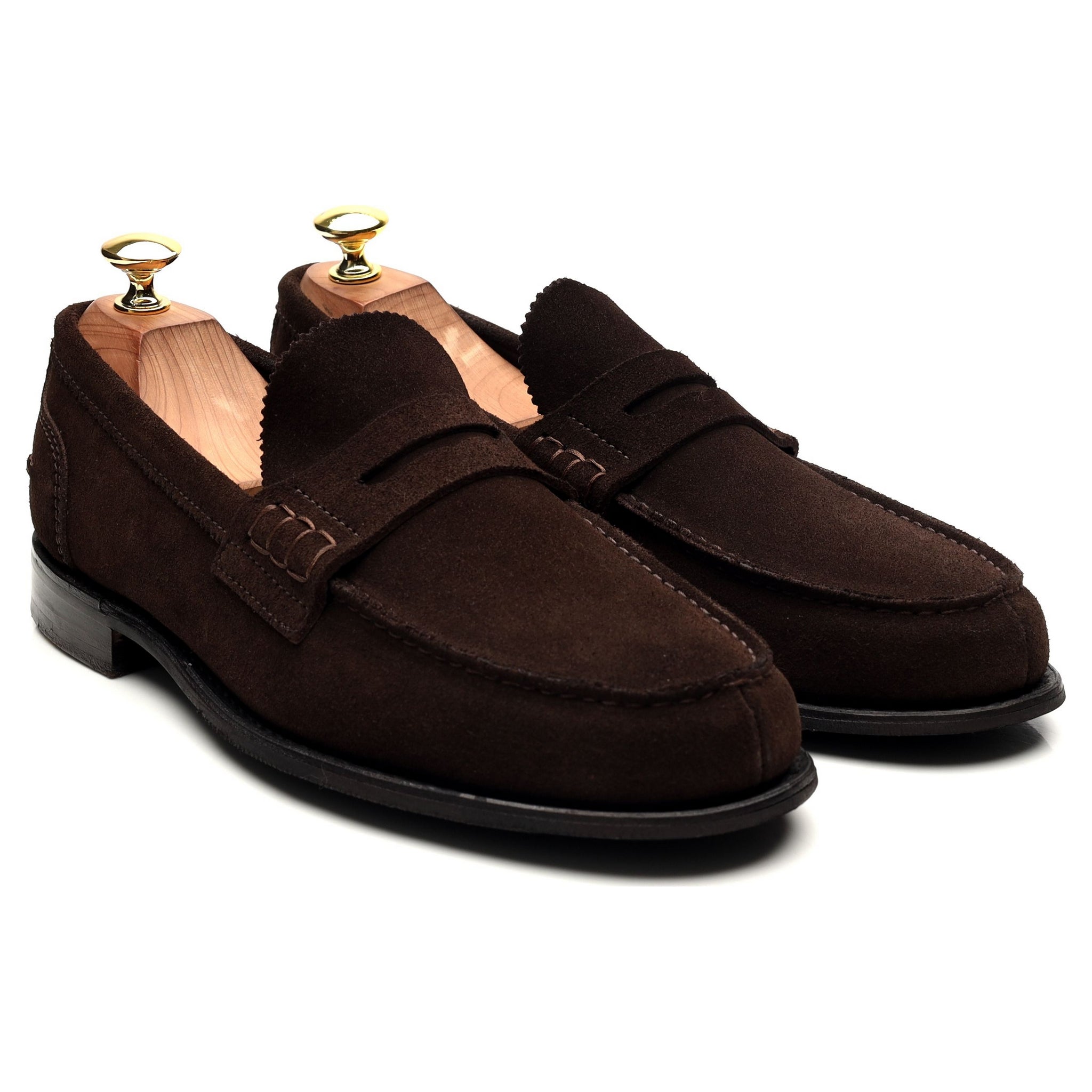 Cheaney Dover D mocassins daim marron UK 8