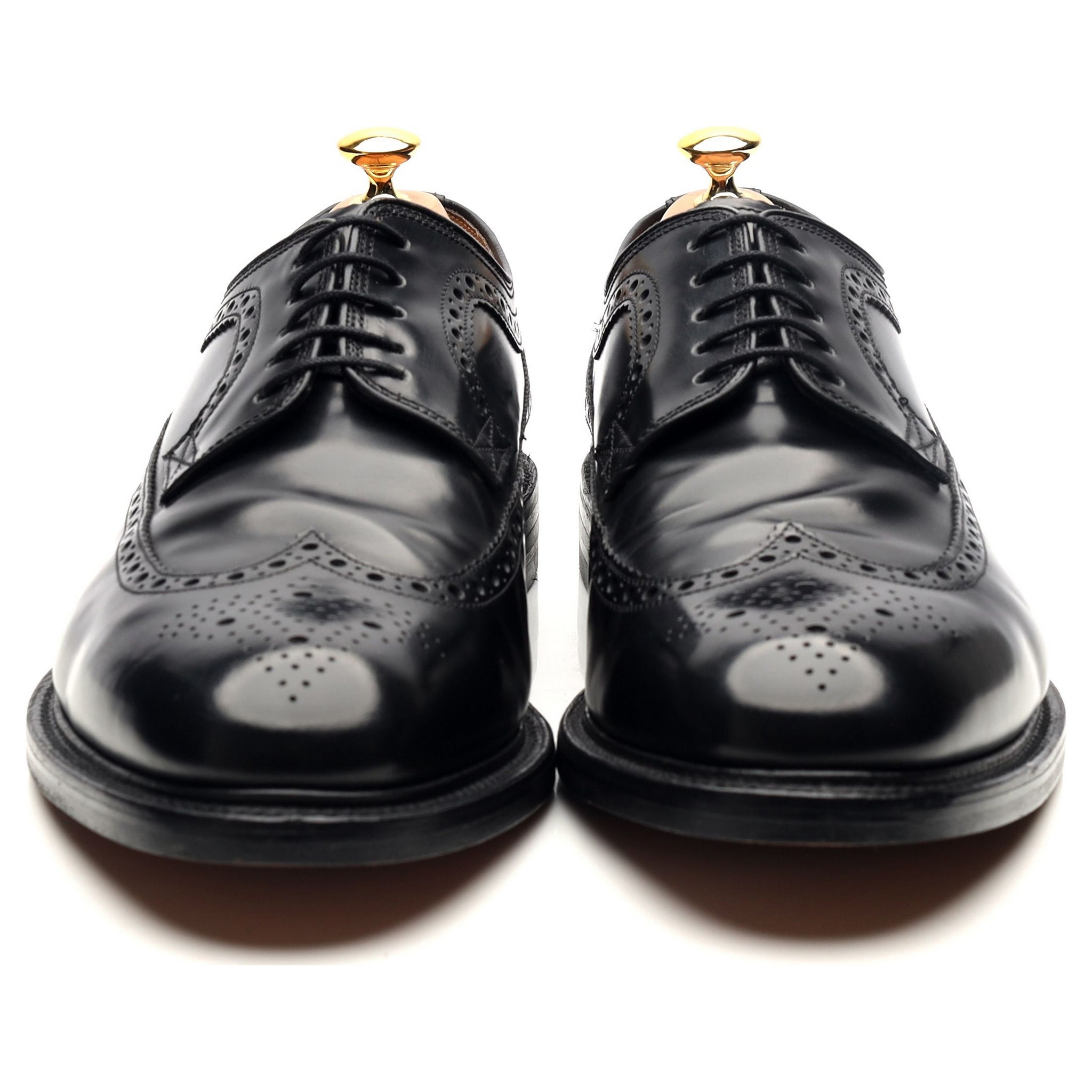 Loake Royal Brogue derby cuir noir pointure 12