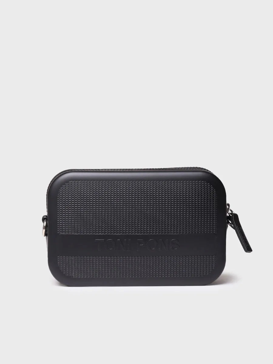 Toni Pons Ginger sac bandoulière caoutchouc noir