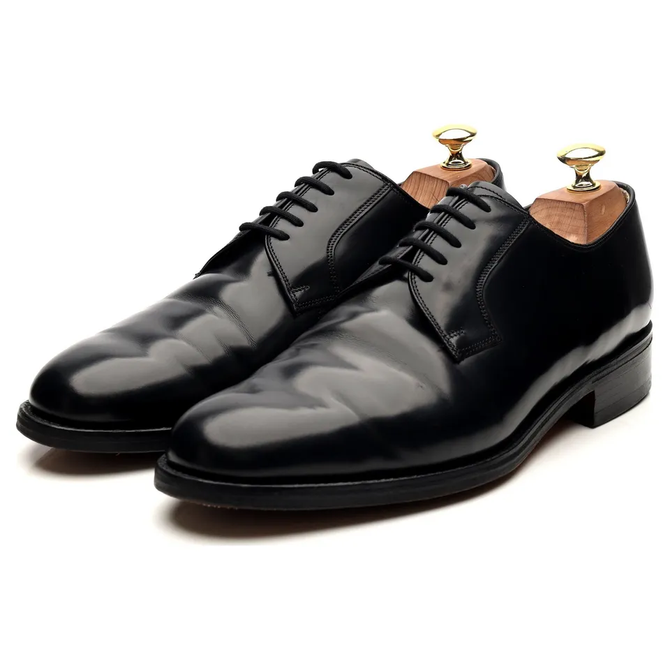 Barker Selwyn derby cuir noir pointure UK 8 semelle cuir
