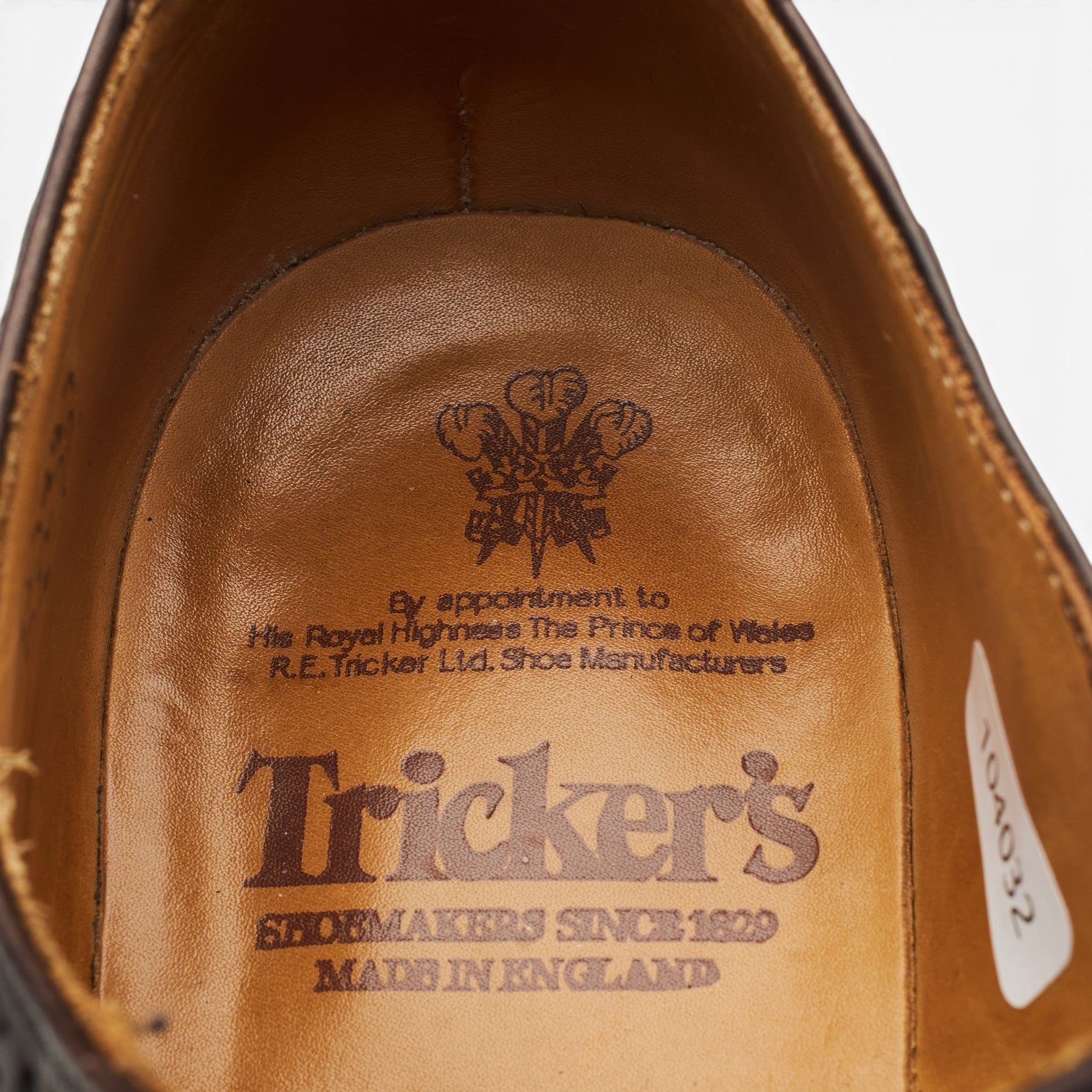 Tricker's Bourton derby cuir marron foncé pointure 42