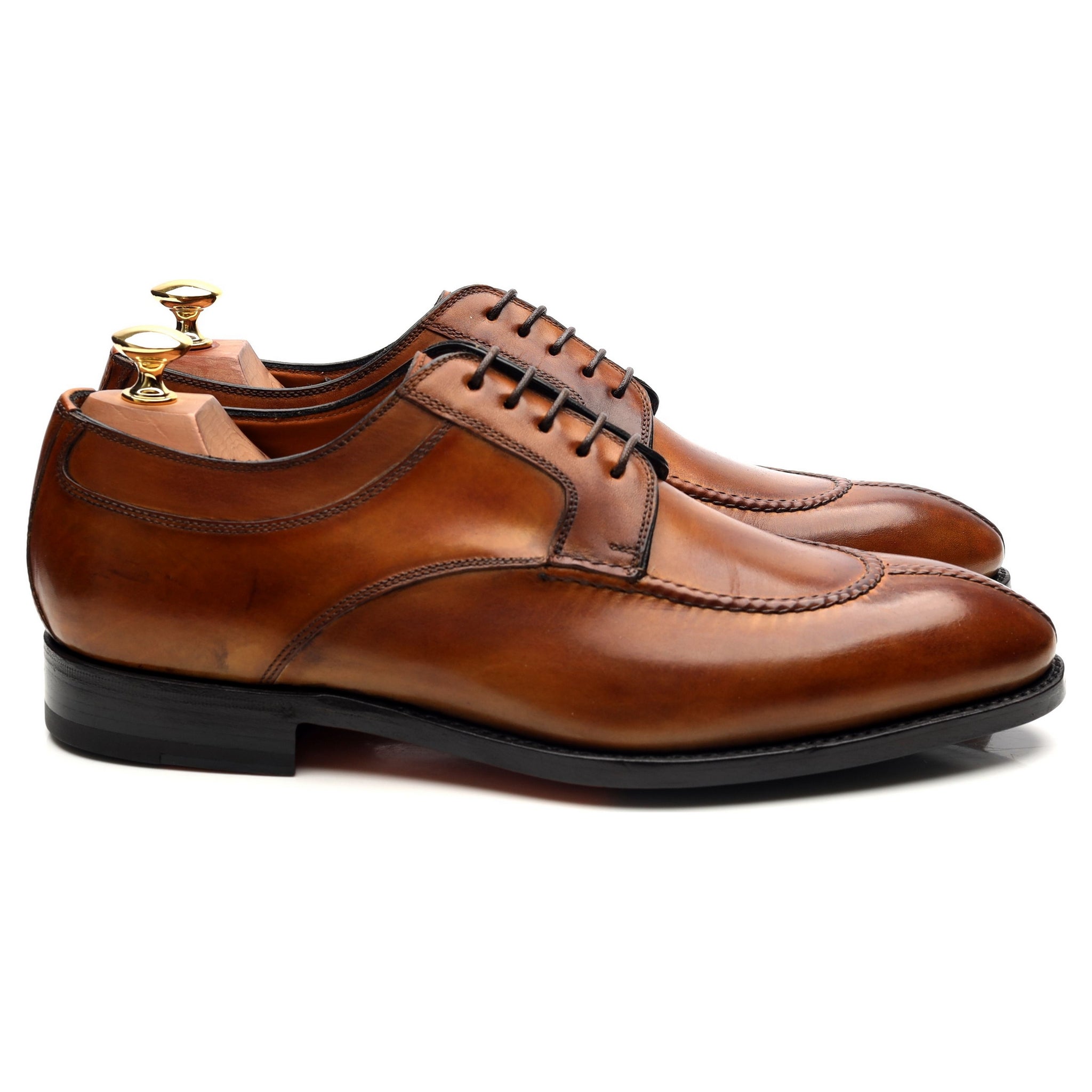 Bontoni Magnifico derby cuir marron UK 9 veau