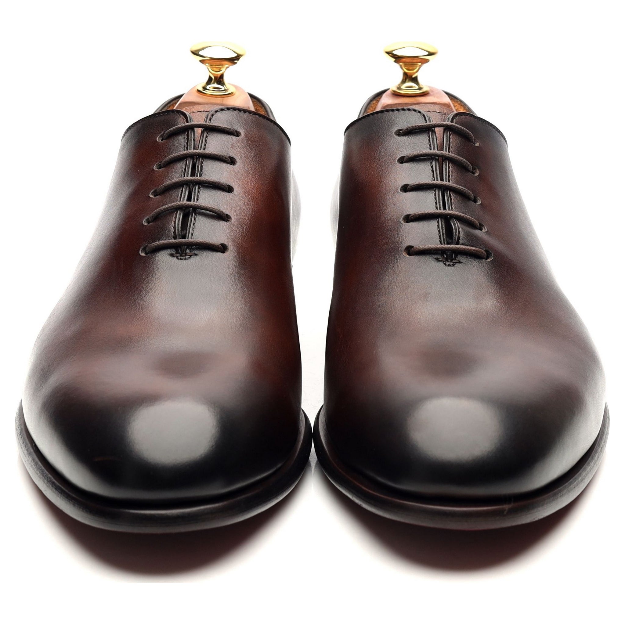 Carlos Santos Damien oxford cuir marron UK 9.5