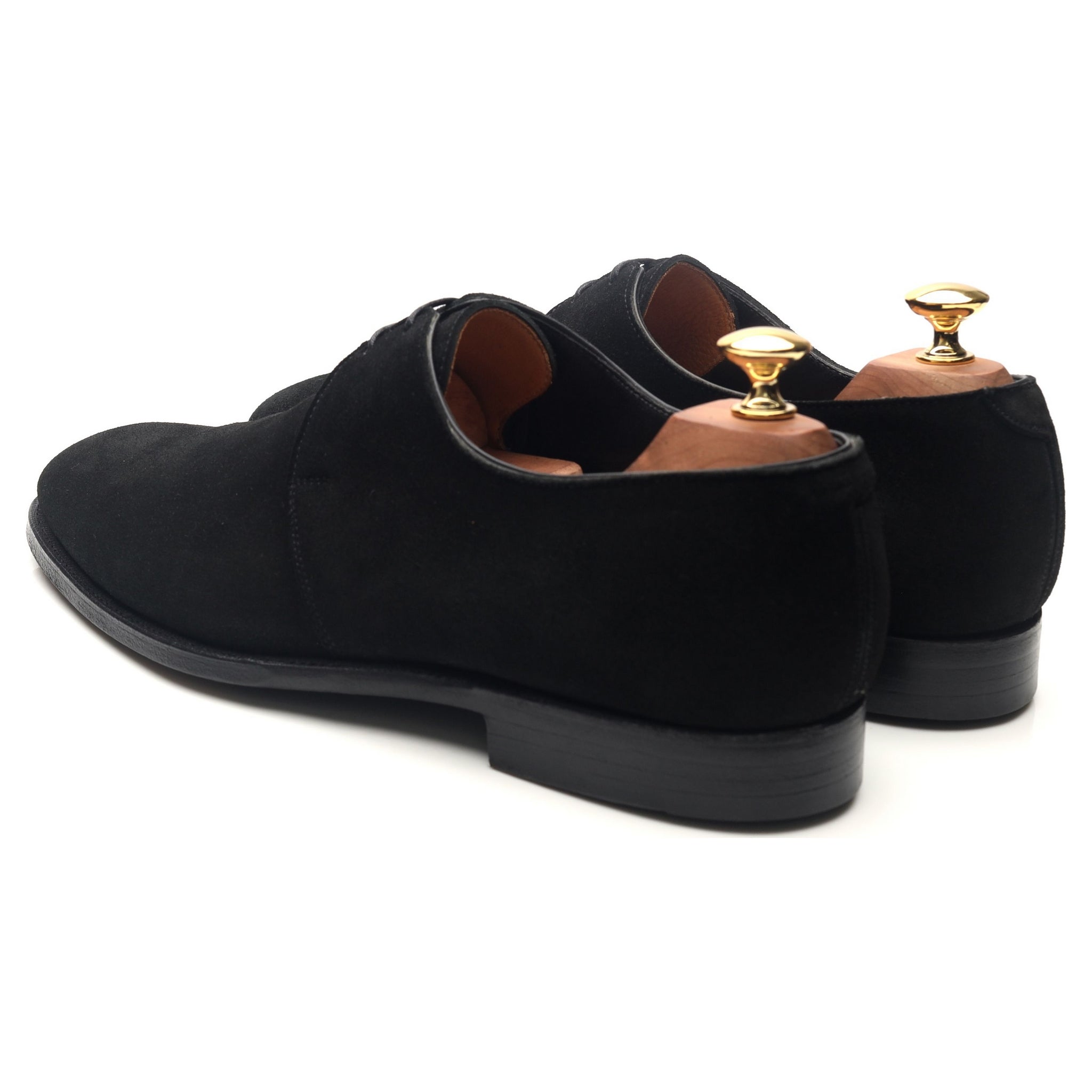 Crockett & Jones Stanley derby daim noir pointure 9,5 E