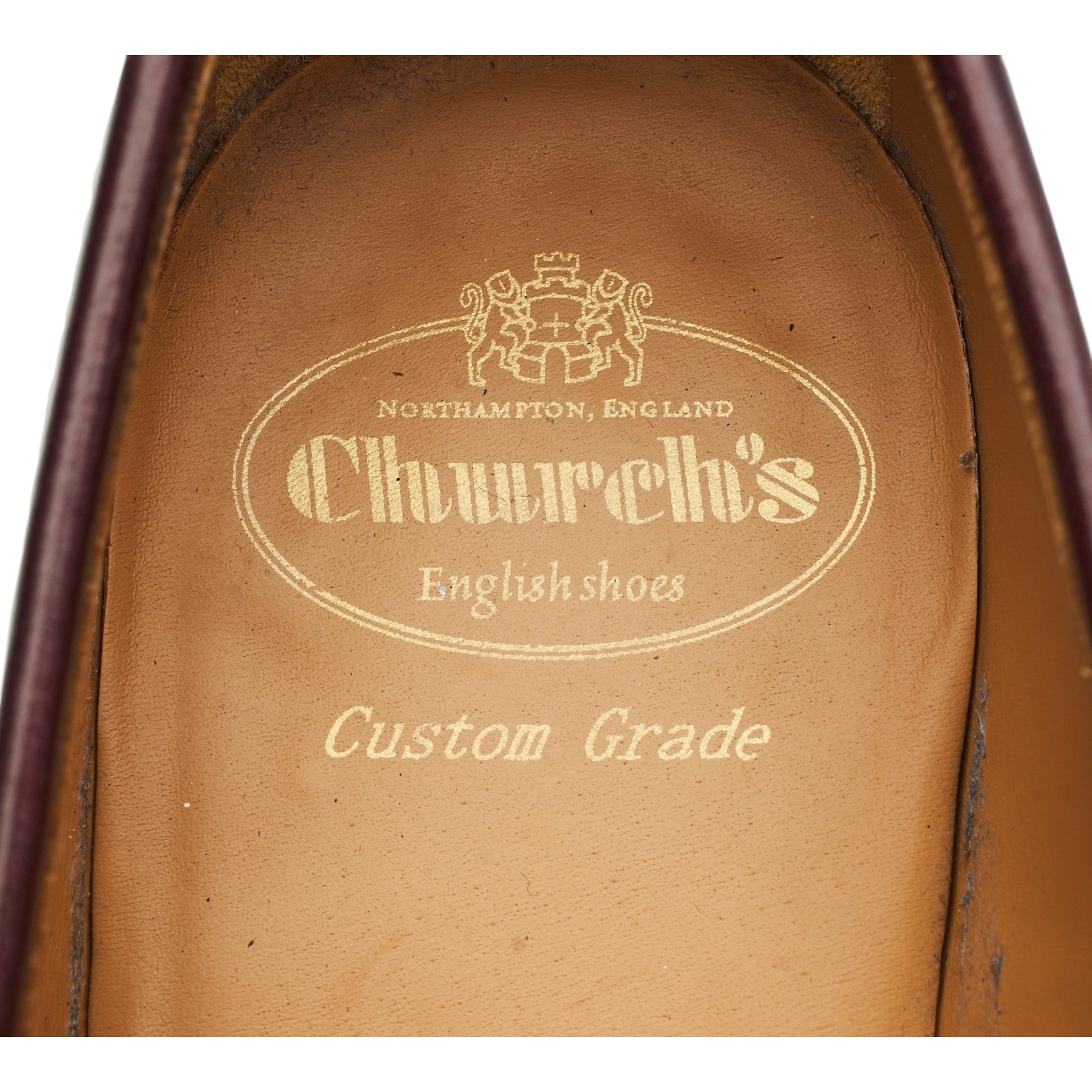 Church's Gateshead mocassin cuir bordeaux UK 7