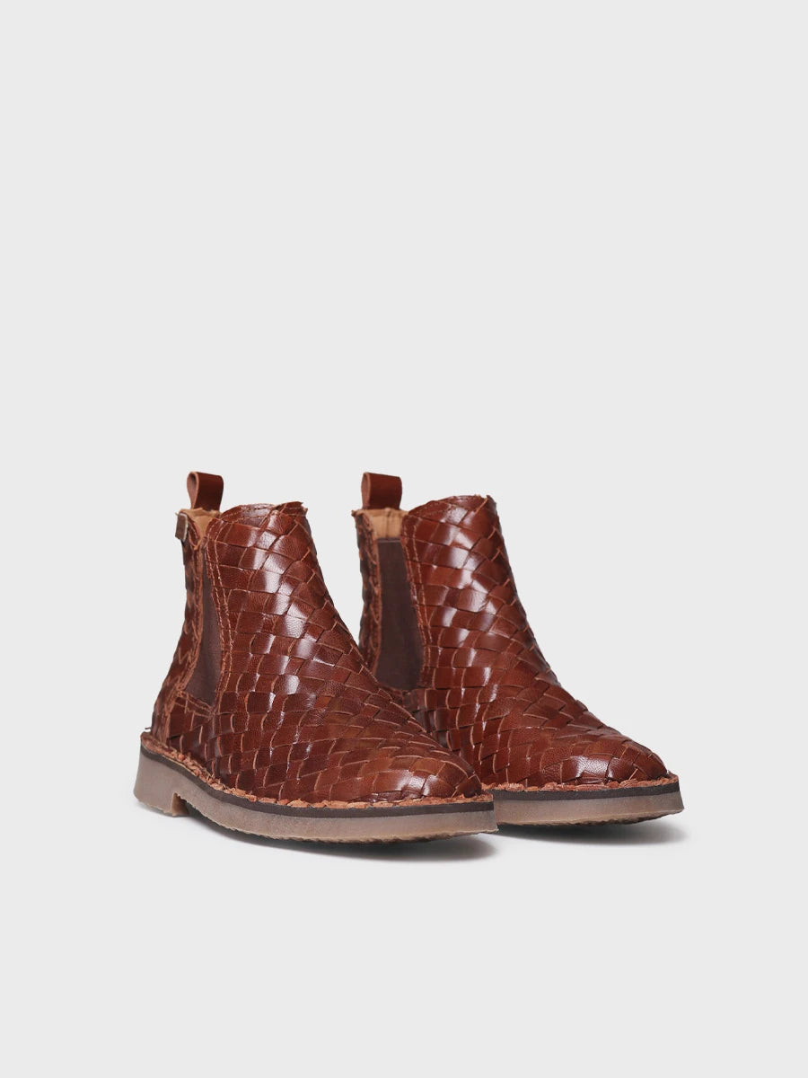 Toni Pons Isa-Bl boots cuir tressé femme