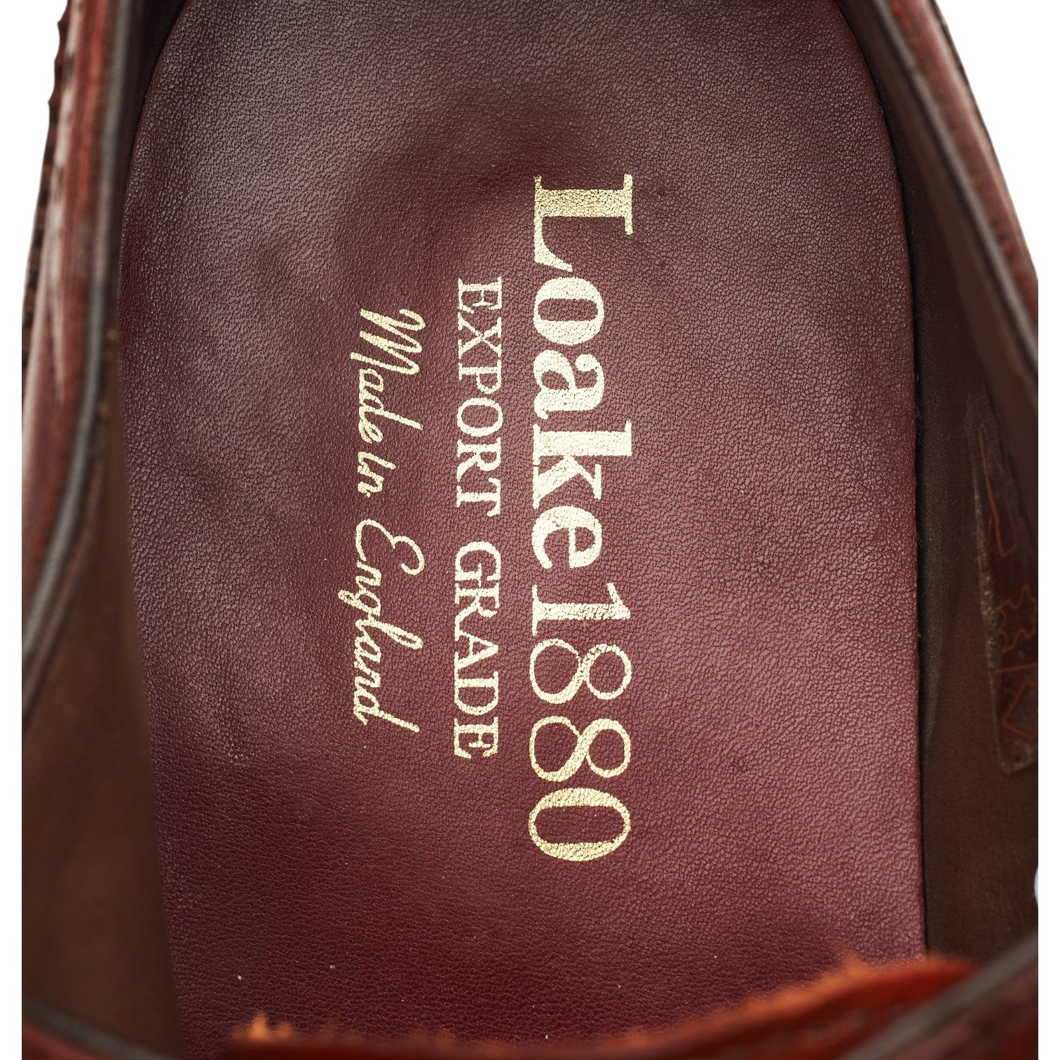 Loake 1880 Torrington richelieu brogue marron 8.5 UK