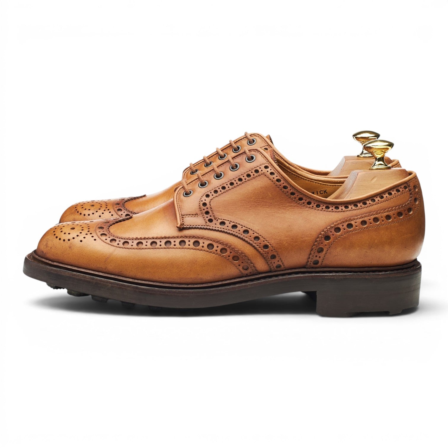 Crockett & Jones Warwick Derbys cuir tan pointure 8 UK