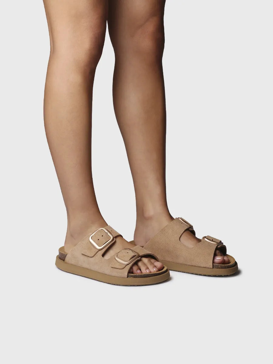 Toni Pons Gonia-QT sandale femme cuir camel boucles